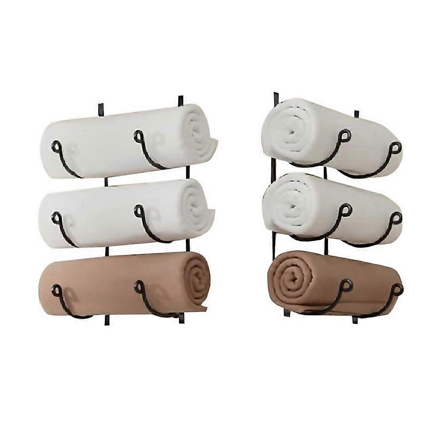 For Multifunctional Multilayer Wrought Iron Hanger Wallhung