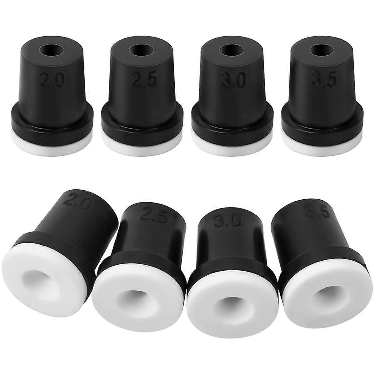 Sandblasting Nozzle Tips Kit, Abrasive Blast Sandblaster- Ceramic Tips 2mm/2.5mm/3mm/3.5mm (8 Pcs)