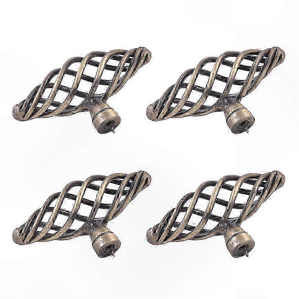 Antique bronze cabinet handles for drawers - 4-Pack Nordic bird cage design furniture knobs