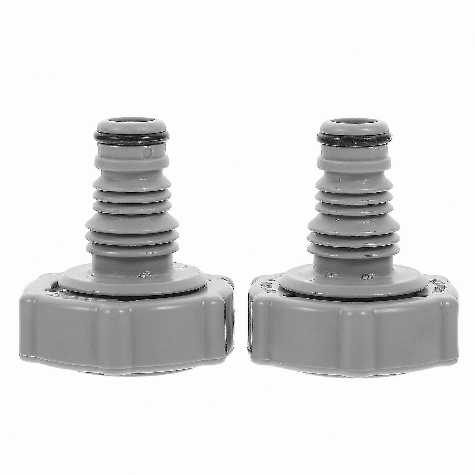 2-Pack Pool Vacuum Hose Adapter, Universal Pipe Connector for Swimming Pool Hoses