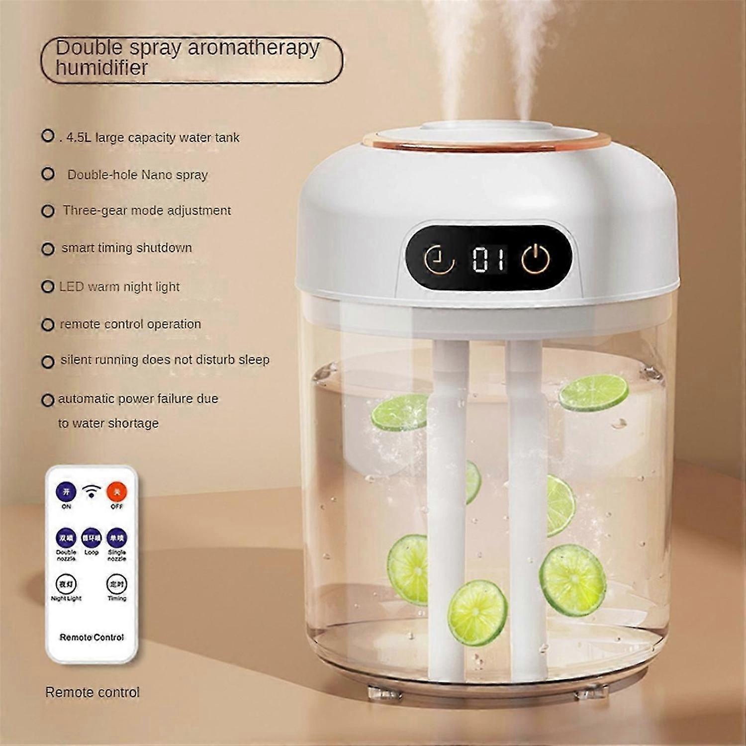 USB Humidifier Diffuser Essential Oil Diffuse 4500Ml for Home Office