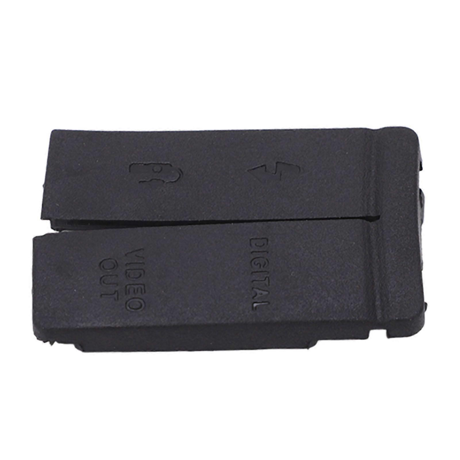 Camera Bottom Cover Black Rubber USB VIDEO OUT Interface Protection Bottom Cover for 5D Camera