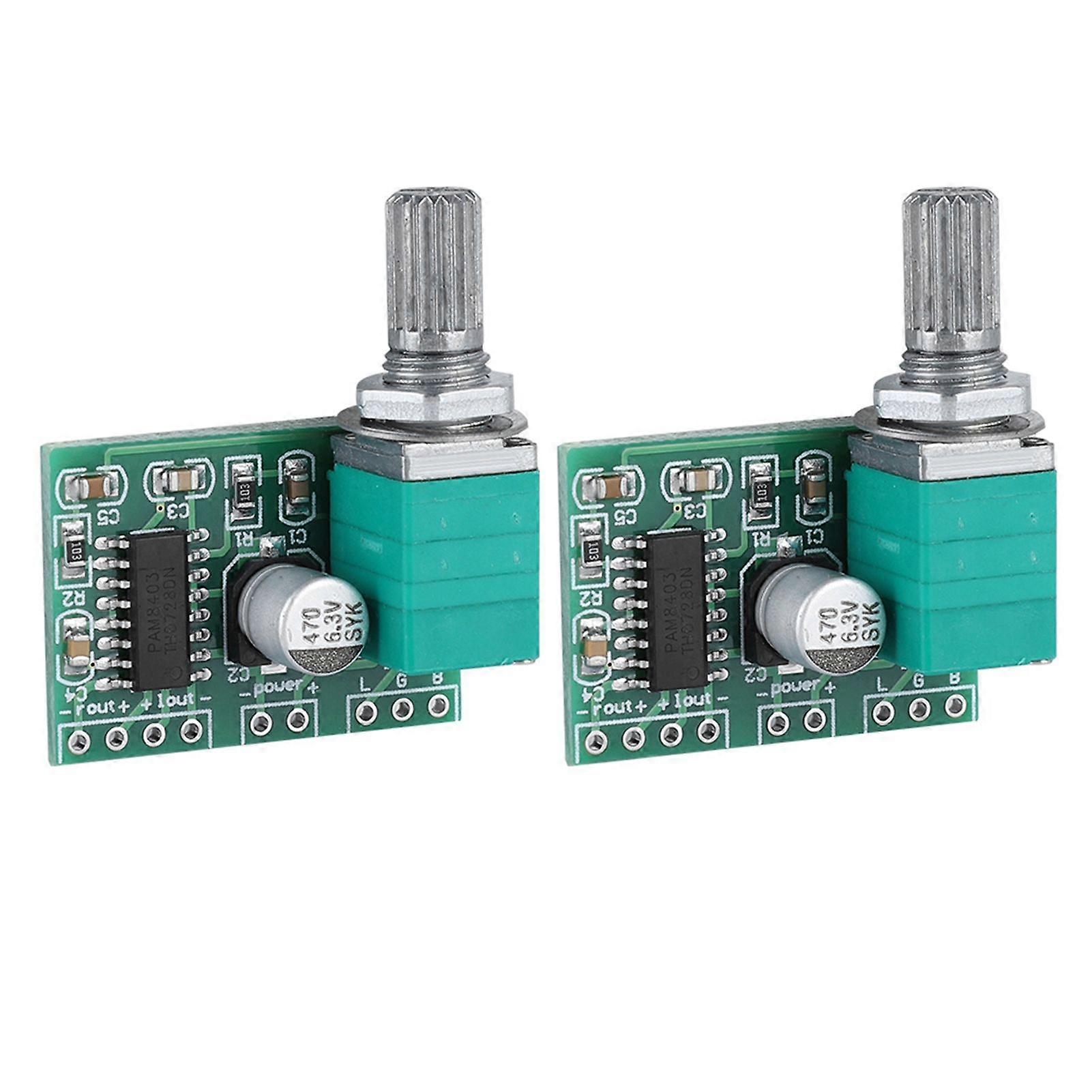 2Pcs PAM8403 Mini 5V Digital Power Amplifier Module Audio Amplifier Module Board