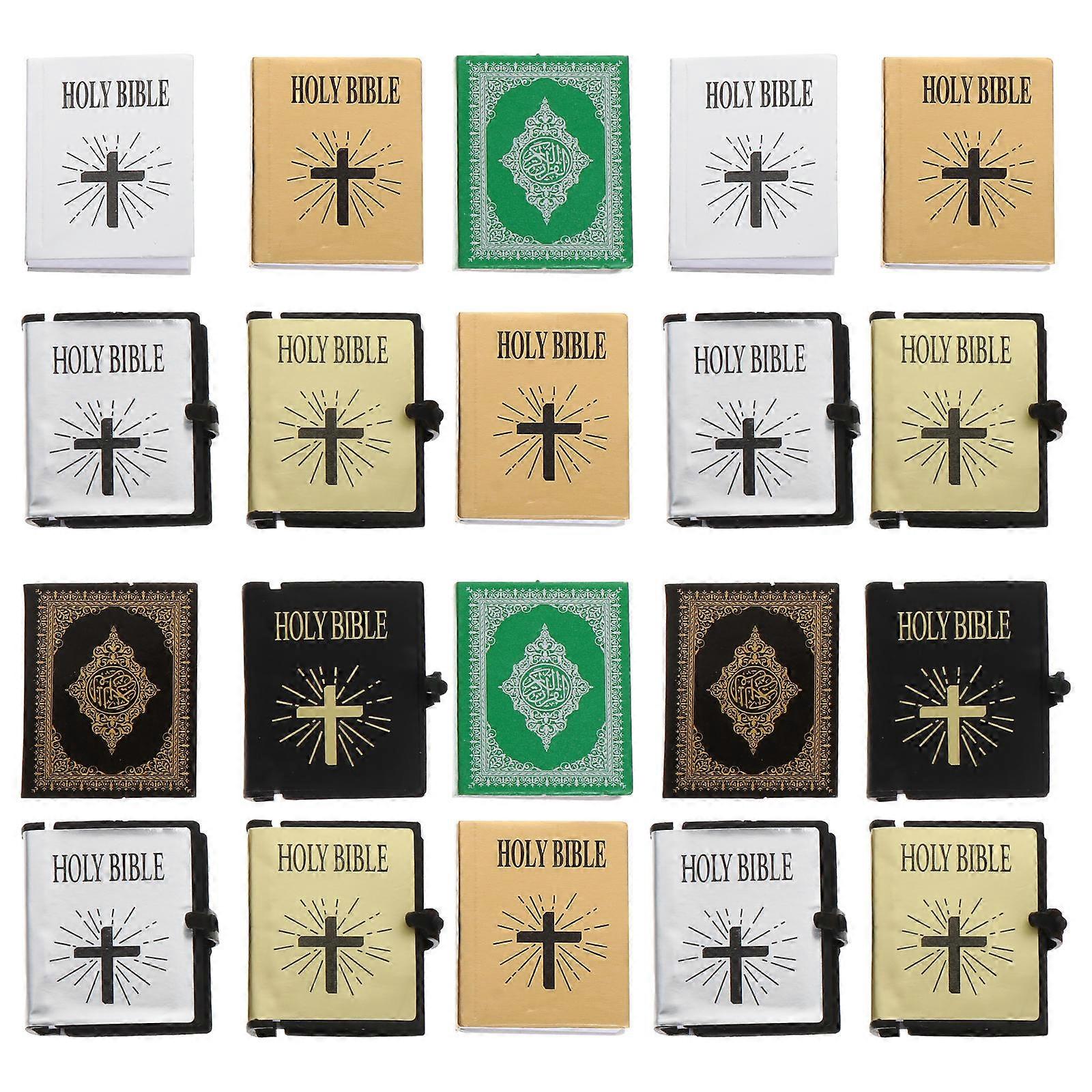 Mini Books Paper Miniature Decor for Decoration 24Pcs Assorted
