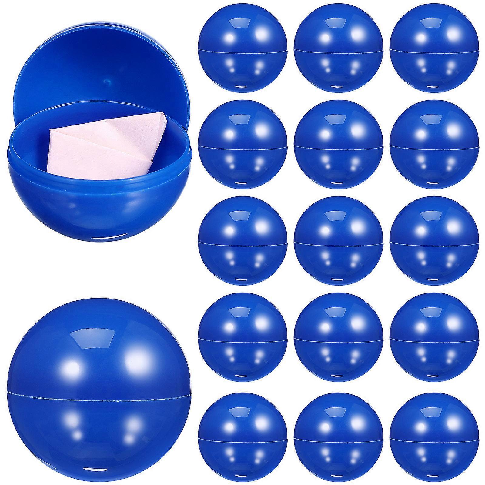 Plastic Balls Blue Pong Balls for Table Events 25Pcs Hollow