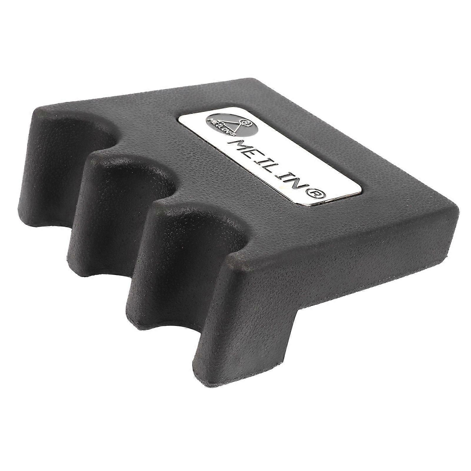 Billiards Pool Cue Stick Holder Rest Support Bracket Accessory Black Can Hold 3 Cues
