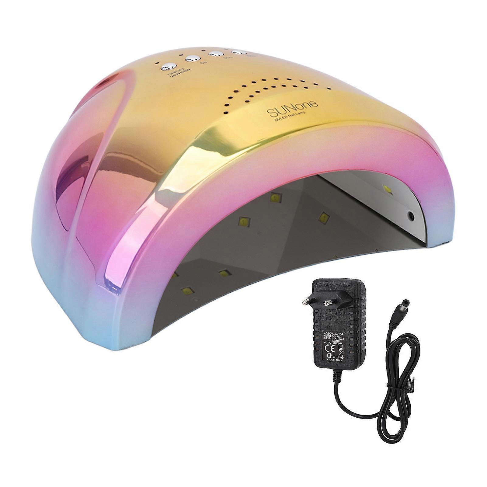 Lampe UV LED 48 W, double source lumineuse infrarouge, sèche-vernis gel intelligent à induction