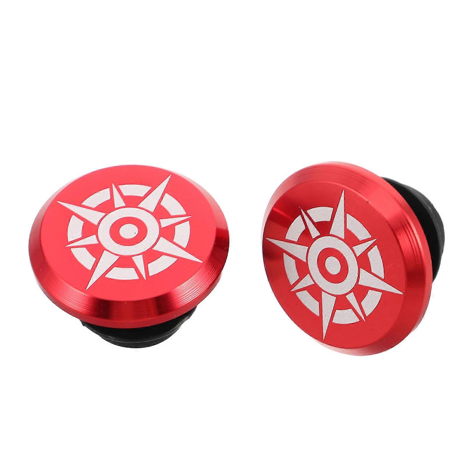 Bike Handlebar End Plugs Aluminum Alloy for Bicycle Accessories 2Pairs