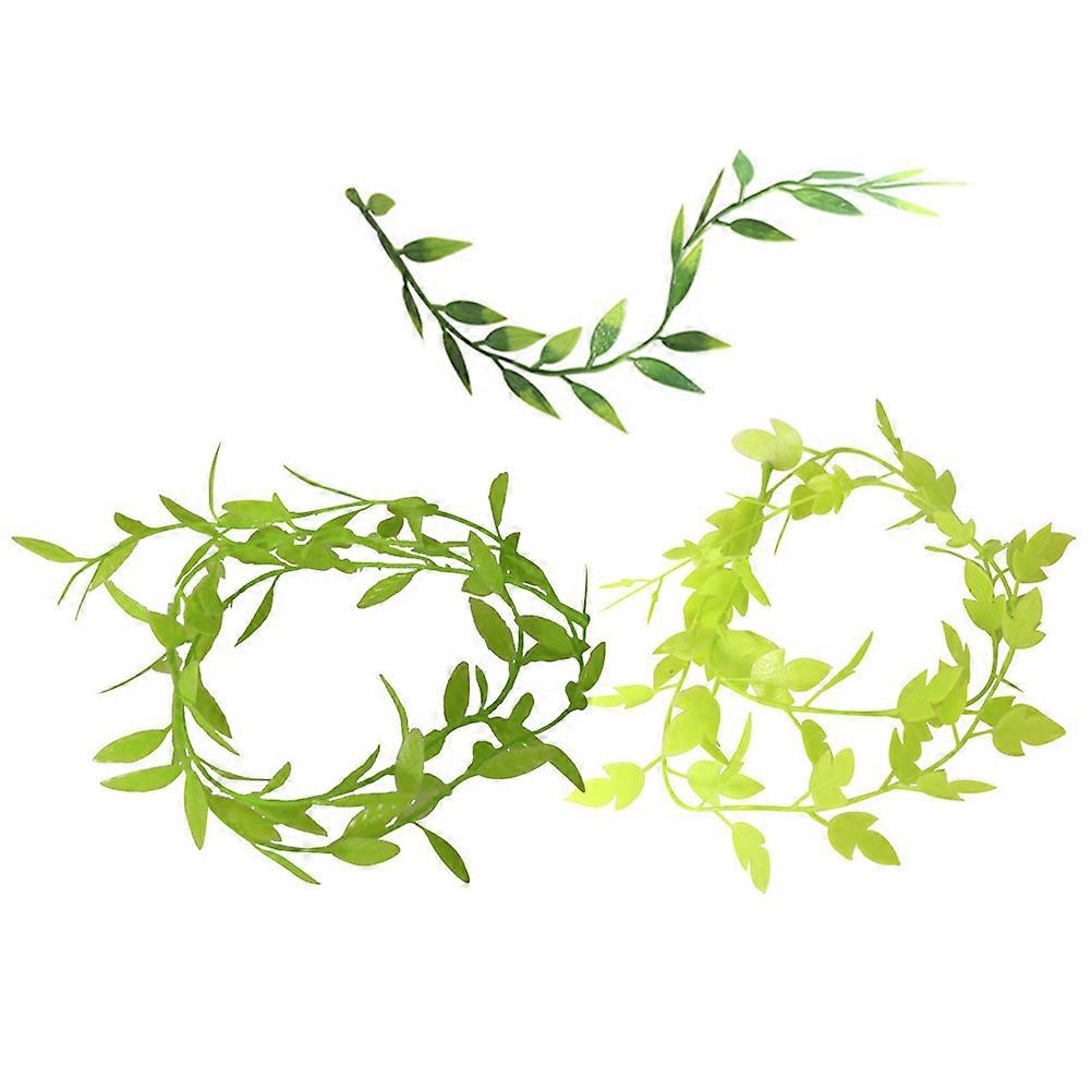 Faux Greenery Garland Miniature Vines for Dollhouse Use 15Pcs Set