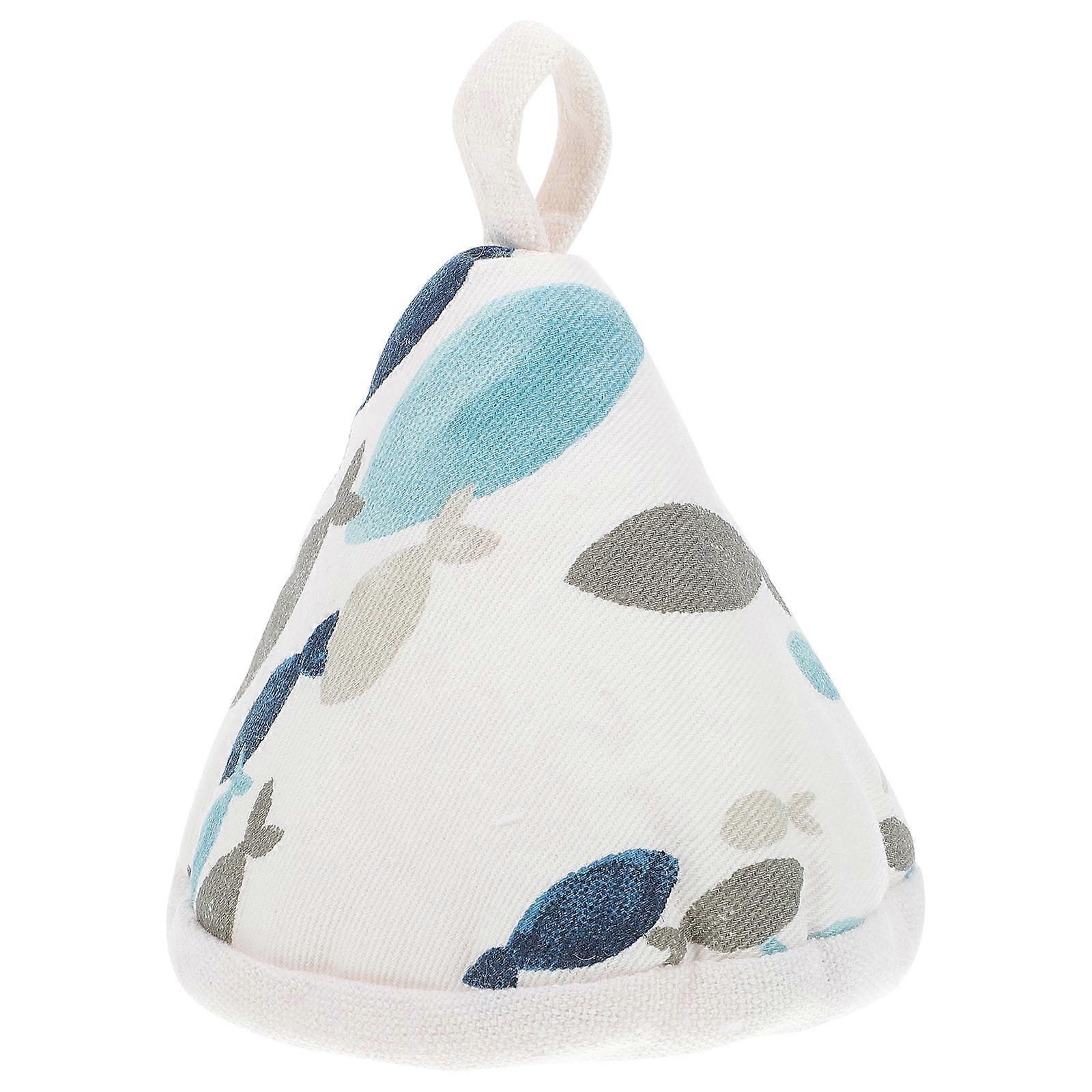 Pot Lid Protector Anti-Scald Sleeves for Kitchen Use 5Pcs White