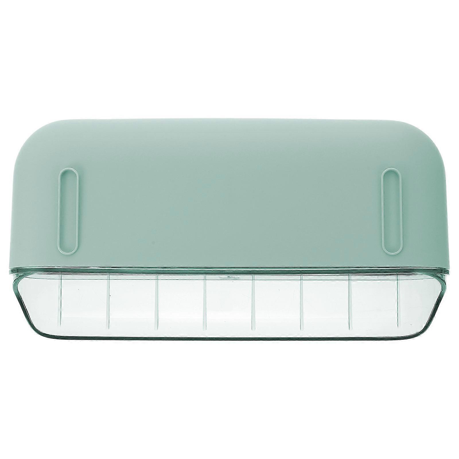 Refrigerator Food Storage Box Slide Type for Storage 1Pcs Egg Green