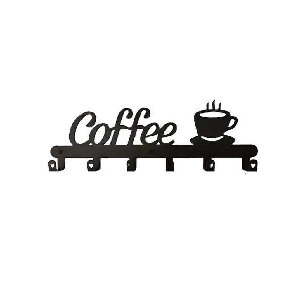 Wall-mounted Mug Hanger Stylish Anti-rust Replacement Multi Hooks Household Organizing Cup Holder Rack Bracket Without