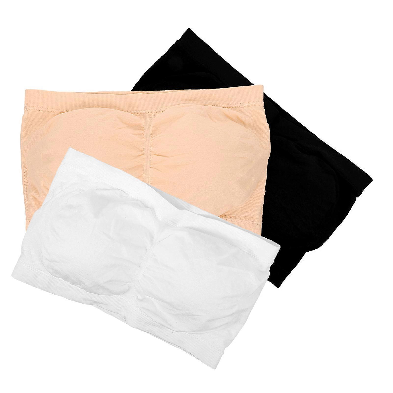 Bandeau Tube Top 15Pcs For Women Daily Wear Assorted Color Seamless Appearance Support