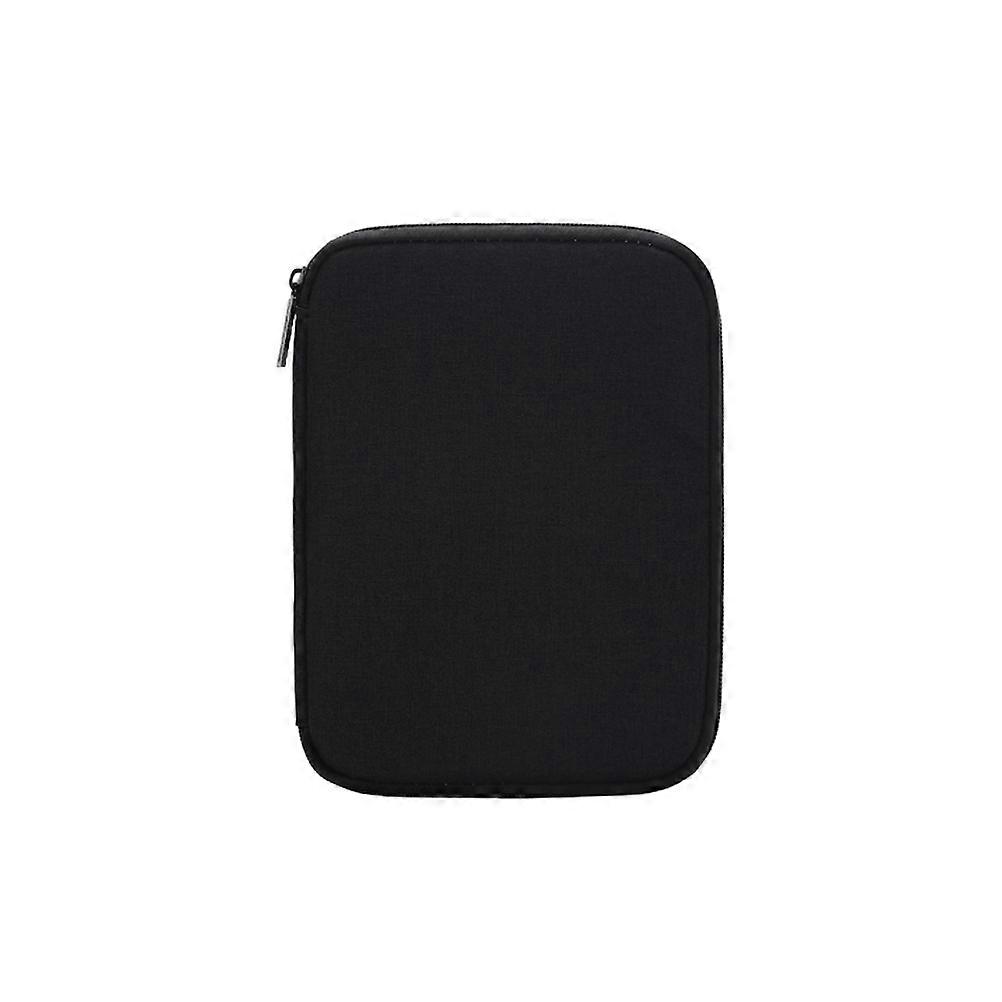 USB Cable Pouch Digital Accessories Protection Case for 2Pcs Black