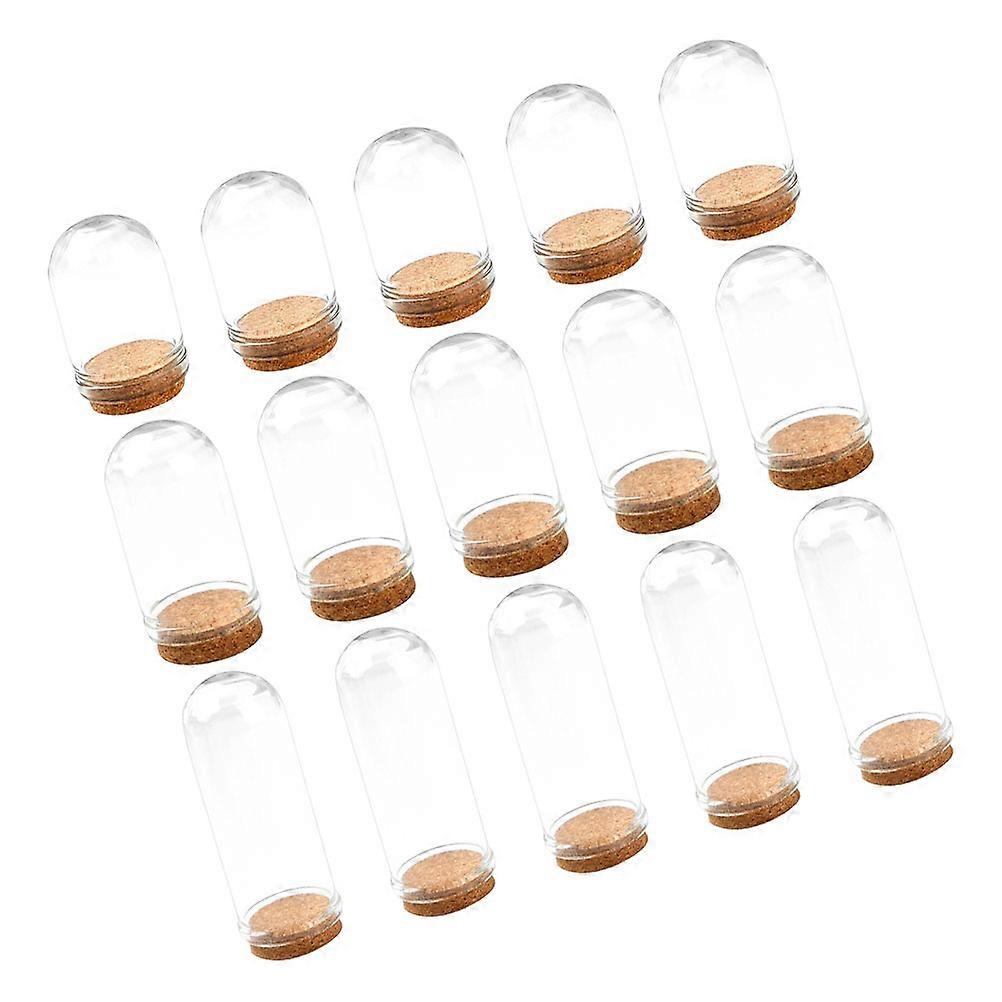Mini Eternal Flower Glass Dome for Home Display 45Pcs Set