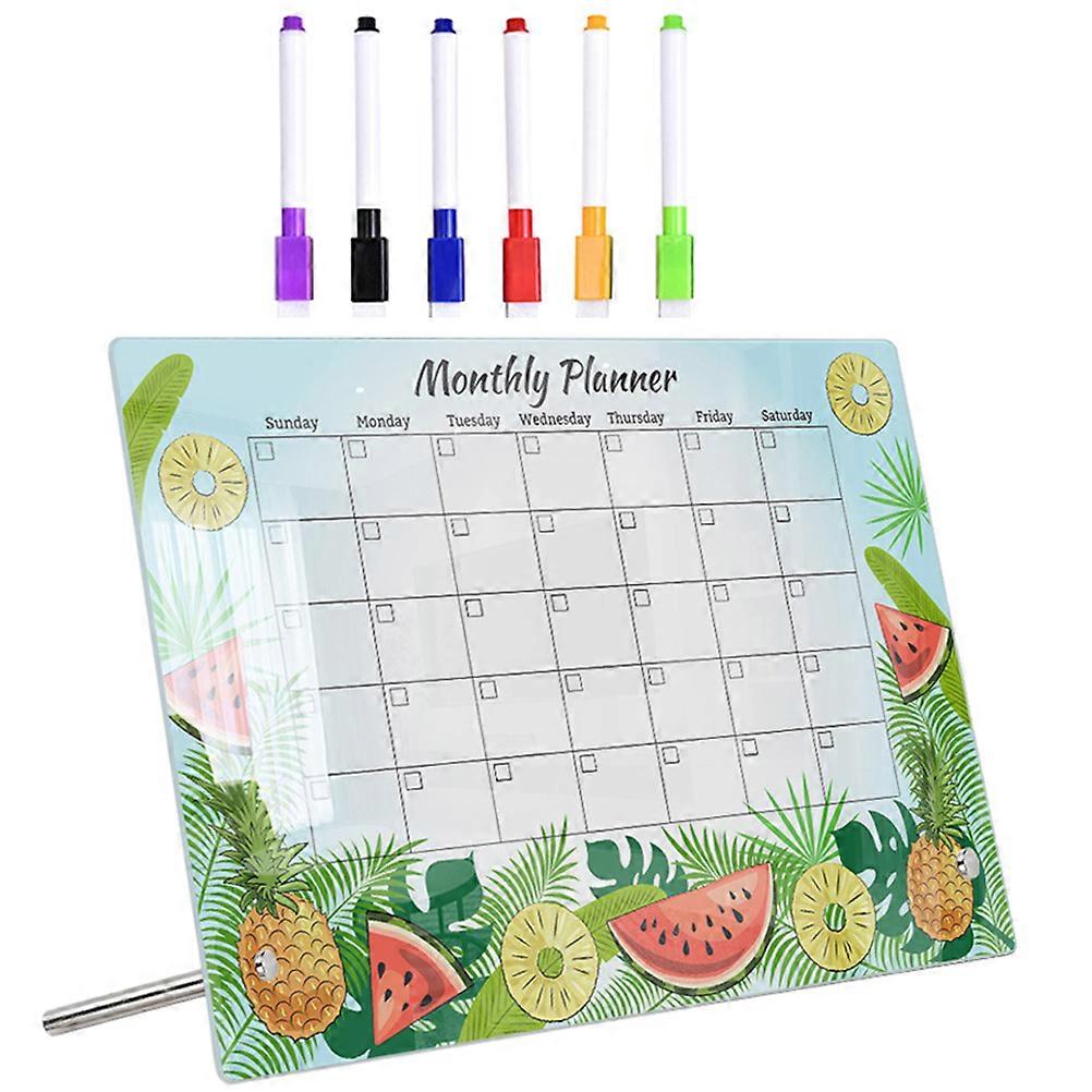 Creative Acrylic Writing Board For School Office And Home Use 11.79X7.86X0.12in Simple Design Easy To Clean Note Board 3 Sets