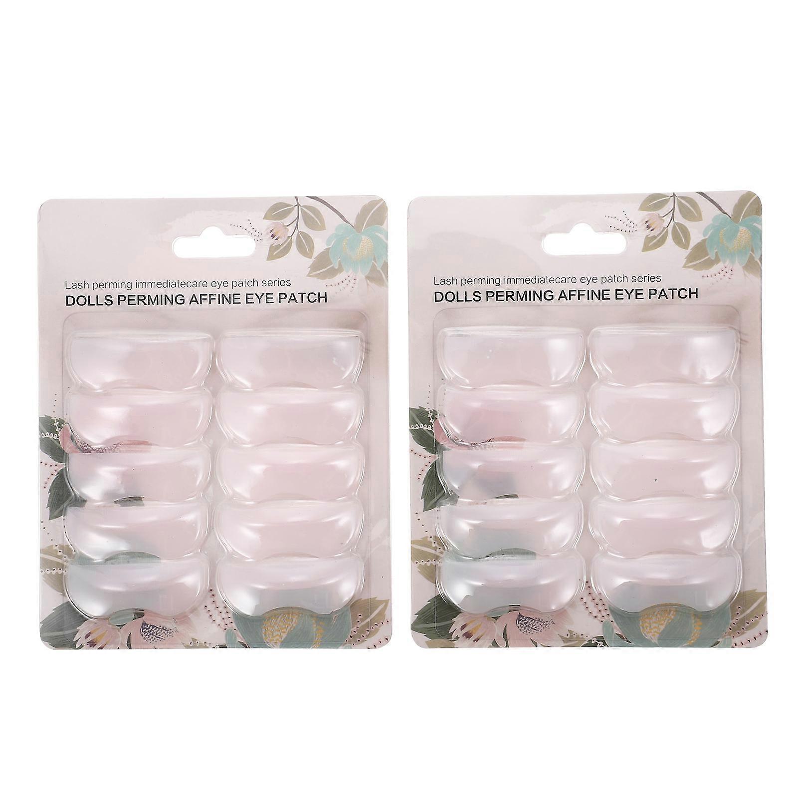 Silicone Eyelash Grafting Pads Eyelash Perming Pads for Salon Use 4 Boxes