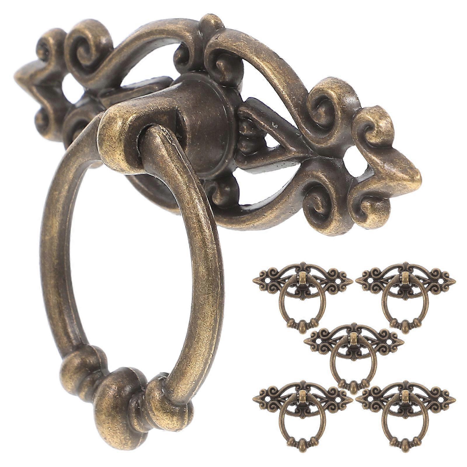 Vintage Drop Bail Drawer Pulls 18 Pcs Antique Bronze Cabinet Hardware For Homeowners Comfort And Convenience