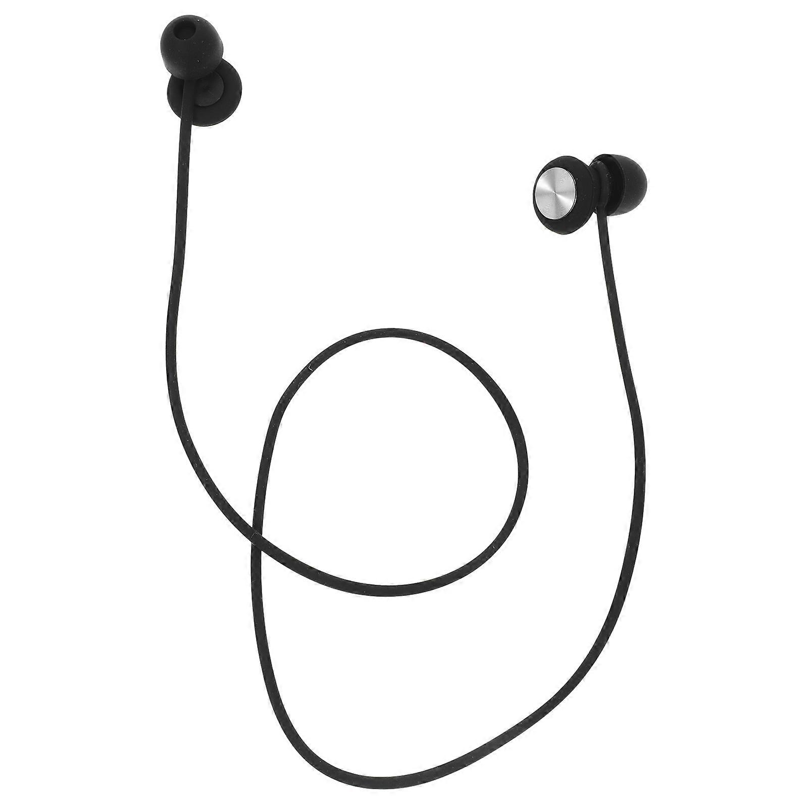 Sleep Earplugs Silicone Ear Plugs for Noise Reduction 3Pcs Black with Cord