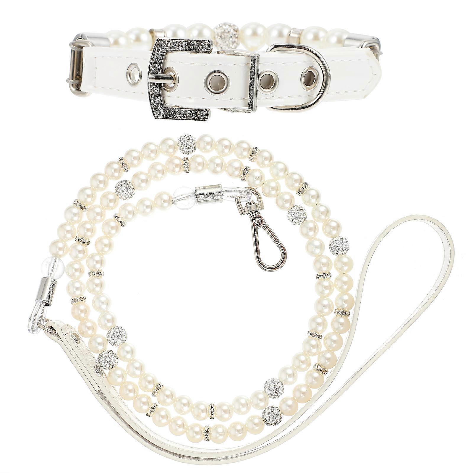 Dog Safety Collar and Leash Set 6Pcs Adjustable Pet Collar for Puppies