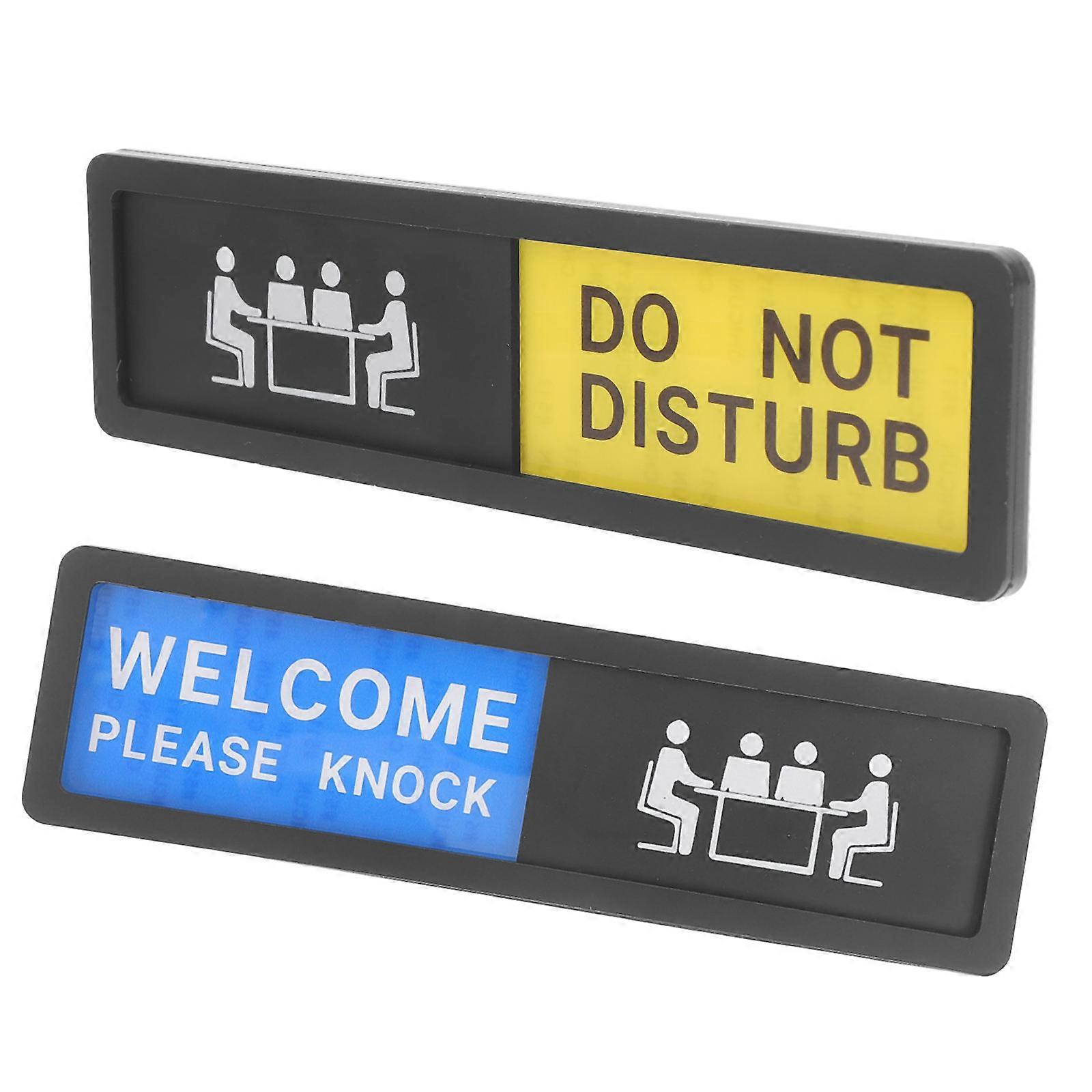 Privacy Sign Office Door Do Not Disturb Sign Slider for 10Pcs Use