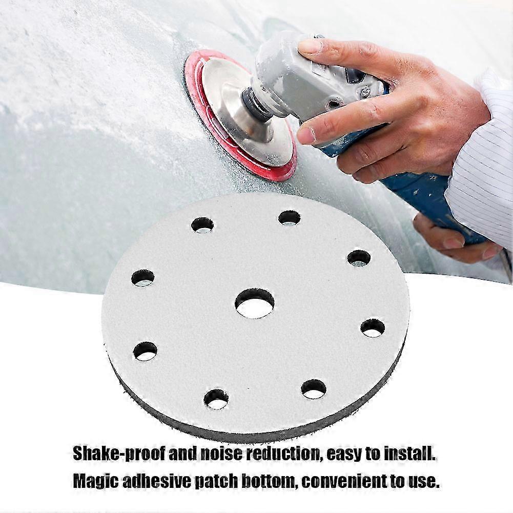 150mm Diameter Soft Buffer Sponge Interface Cushion Pad for Sanding Pads (9 holes) 2025