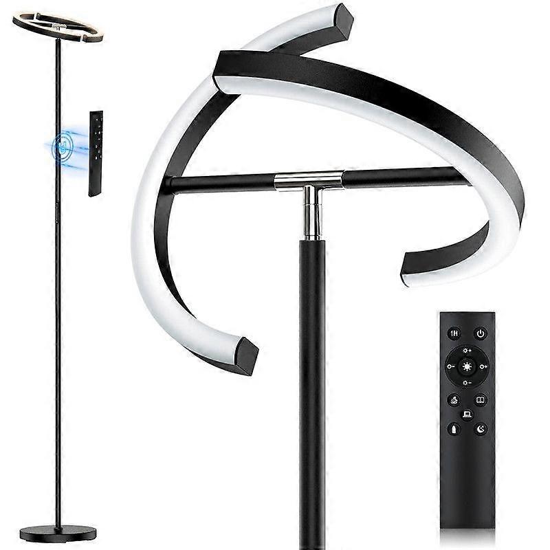 Floor Lamp - Rotatable Standing Lamp with Touch & Remote Control