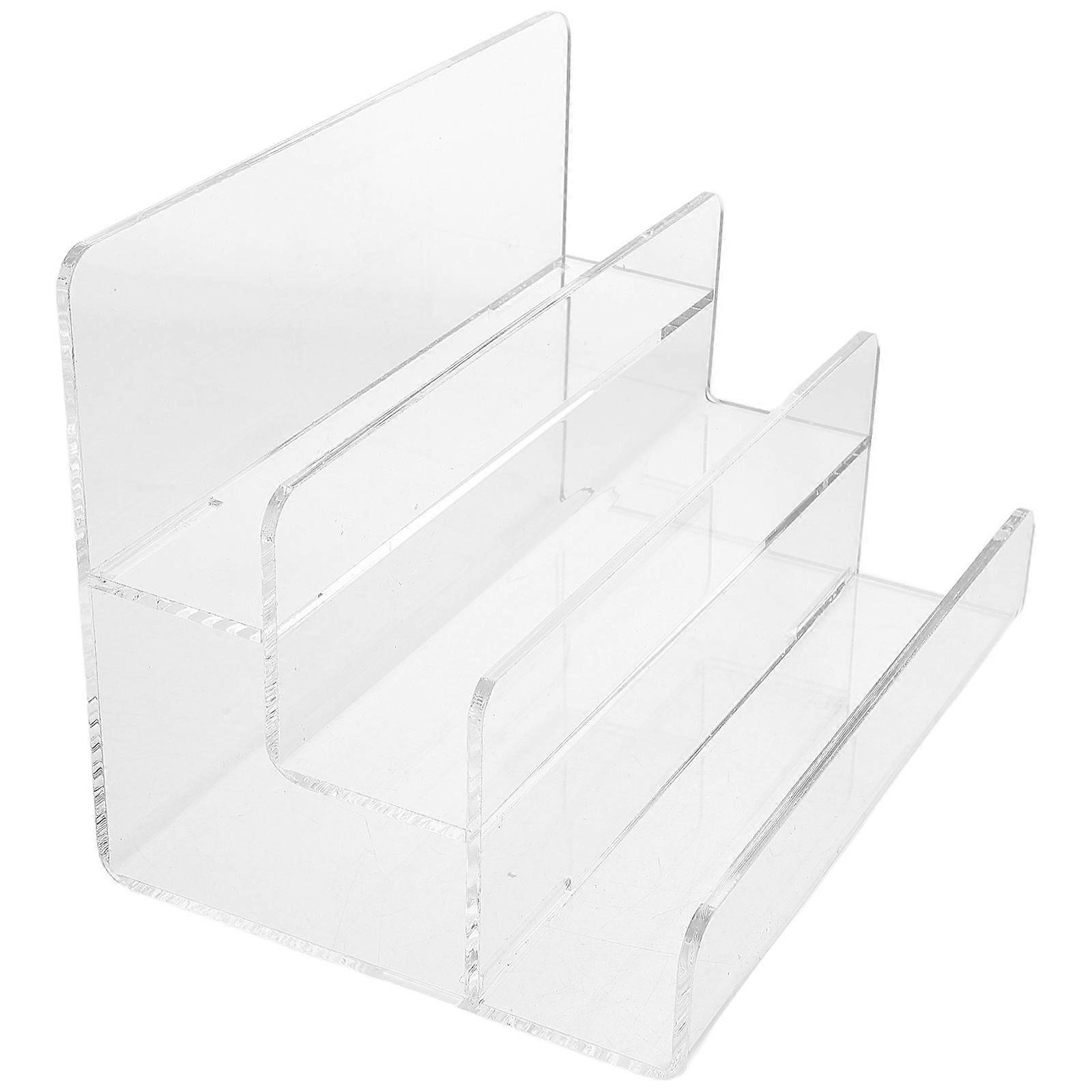 Handbag Rack Display Stand Acrylic Purse Display for 3Pcs Bags