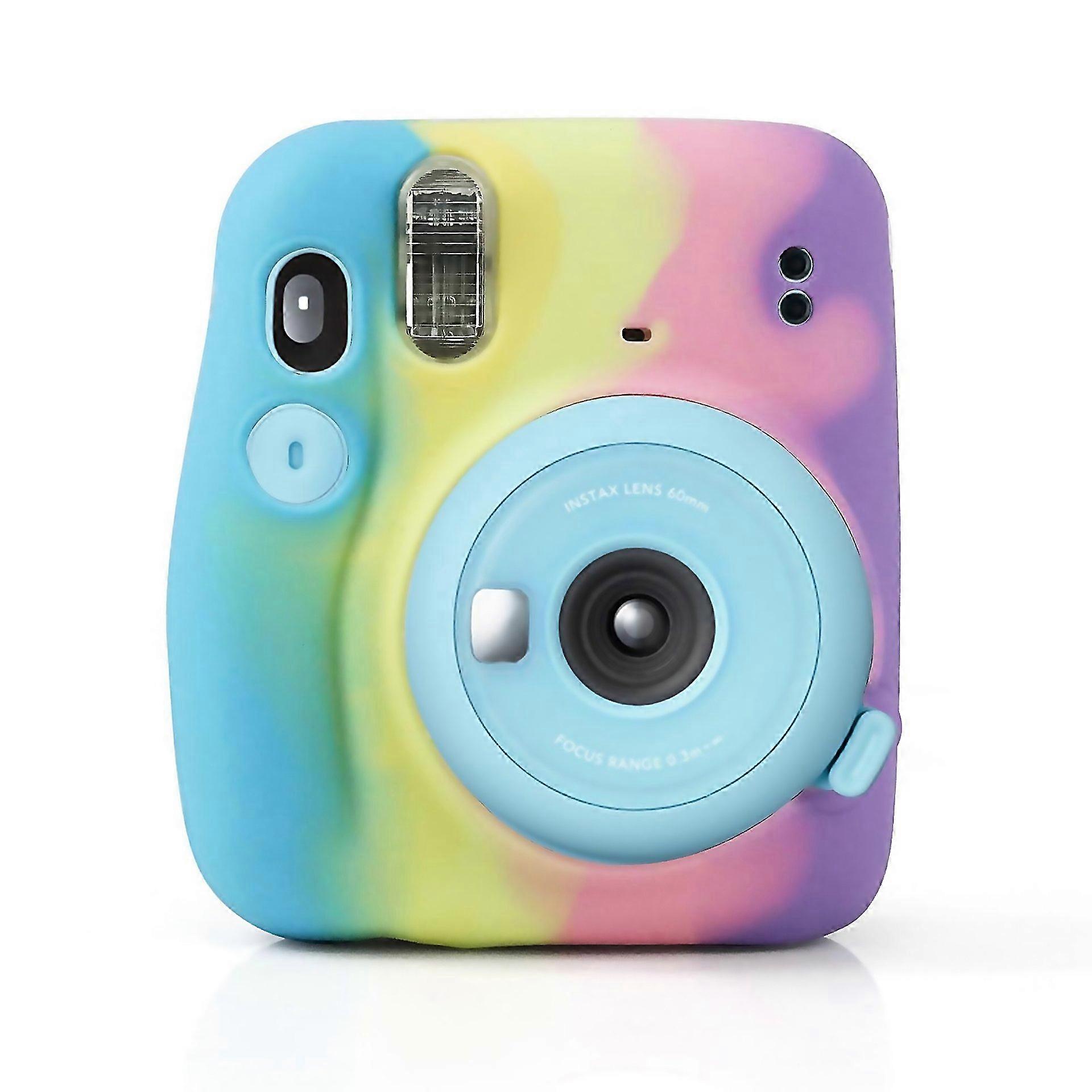 For Rainbow Soft Silicone Protective Case For Fujifilm Instax Mini