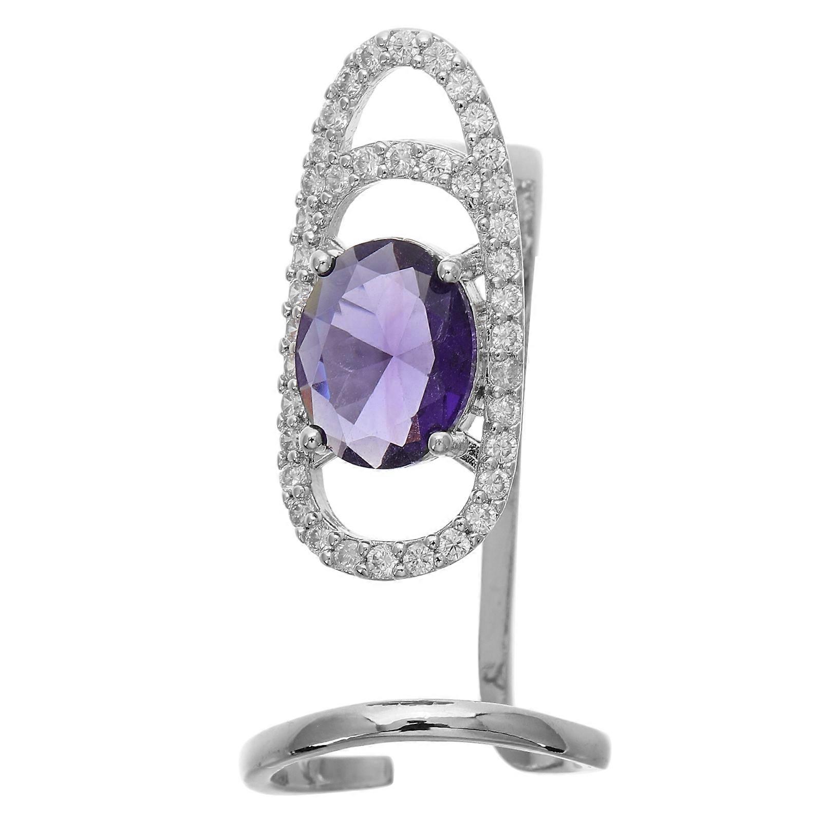 Women Nail Decoration Adjustable Open Finger Ring 5Pcs Set