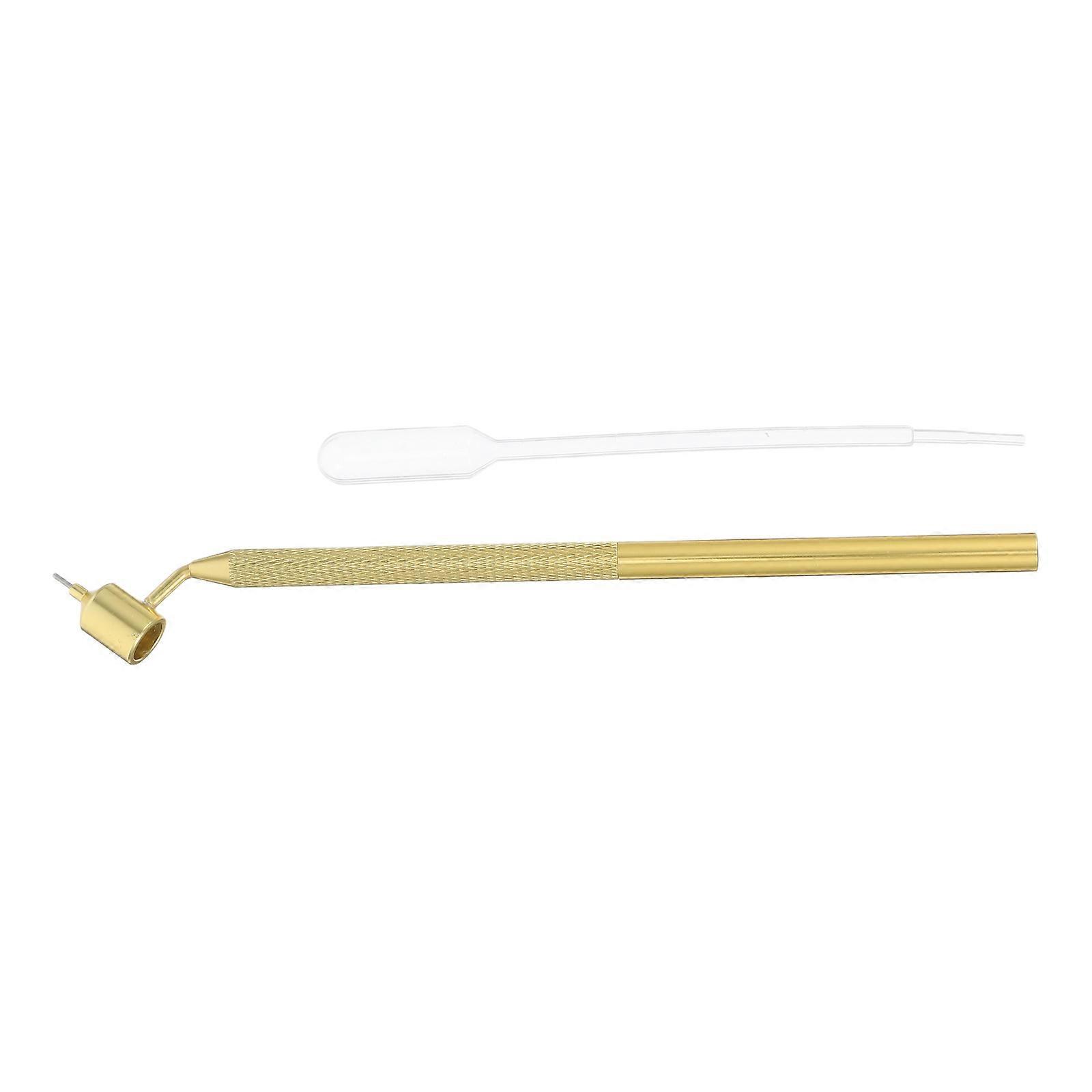 Fine Tip Paint Pen for Precision Drawing 3Pcs Golden Fluid Writer Set