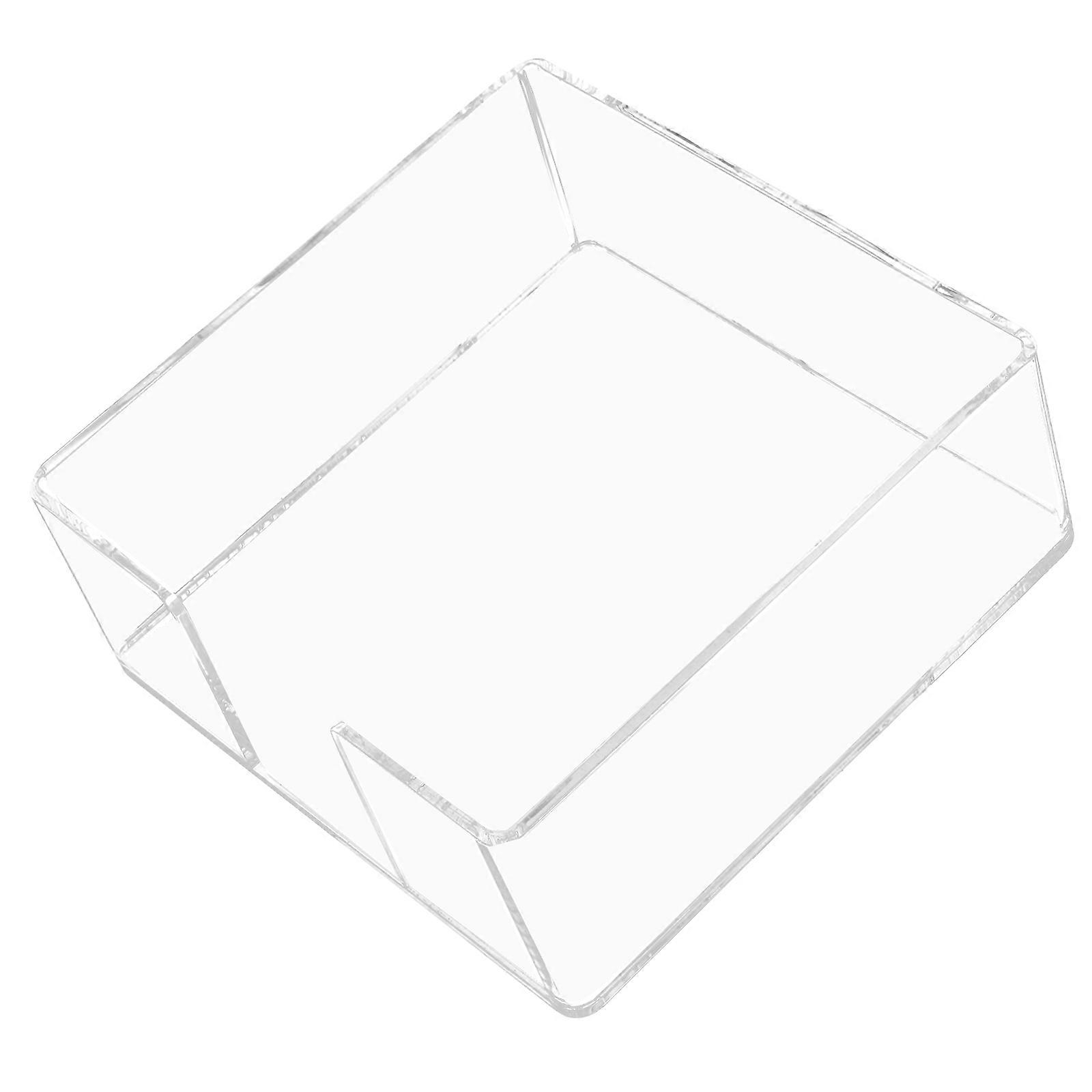 Acrylic Napkin Holder for Storage Use 2Pcs Clear Transparent Dispenser