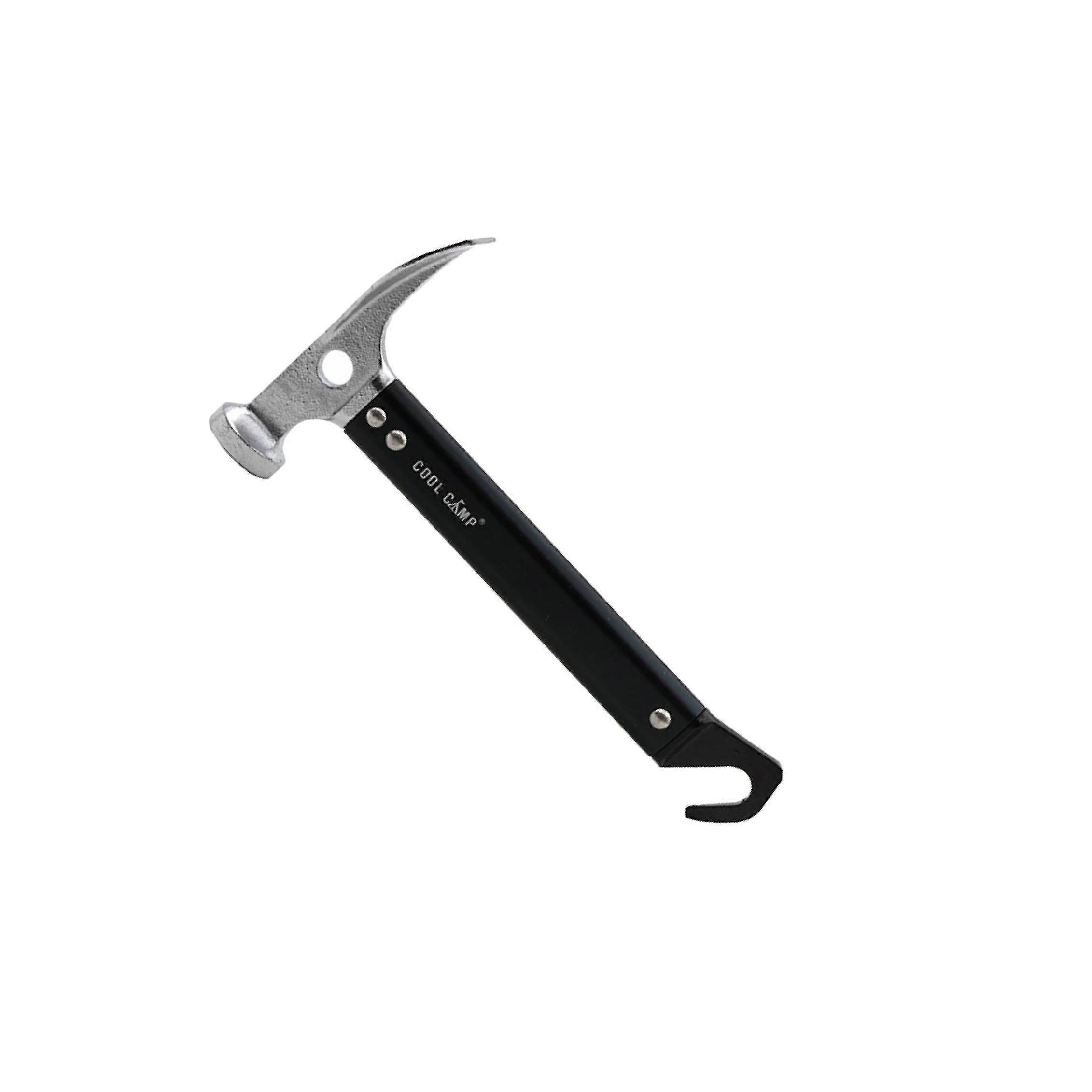 Telt Hammer Peg Puller Driver Hammer Aluminiumslegering Vandring Mini uten stropp
