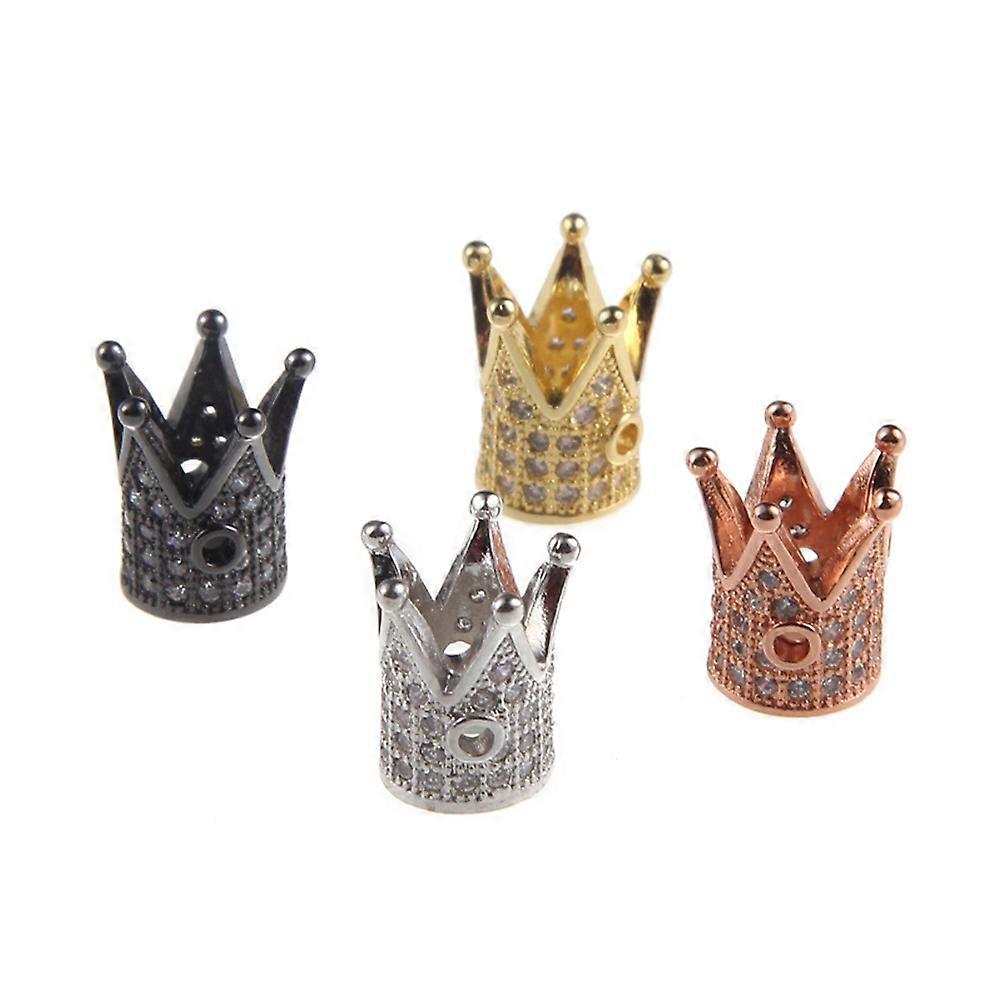 Spacer Bead Findings Creative White Crown DIY Beads 24Pcs