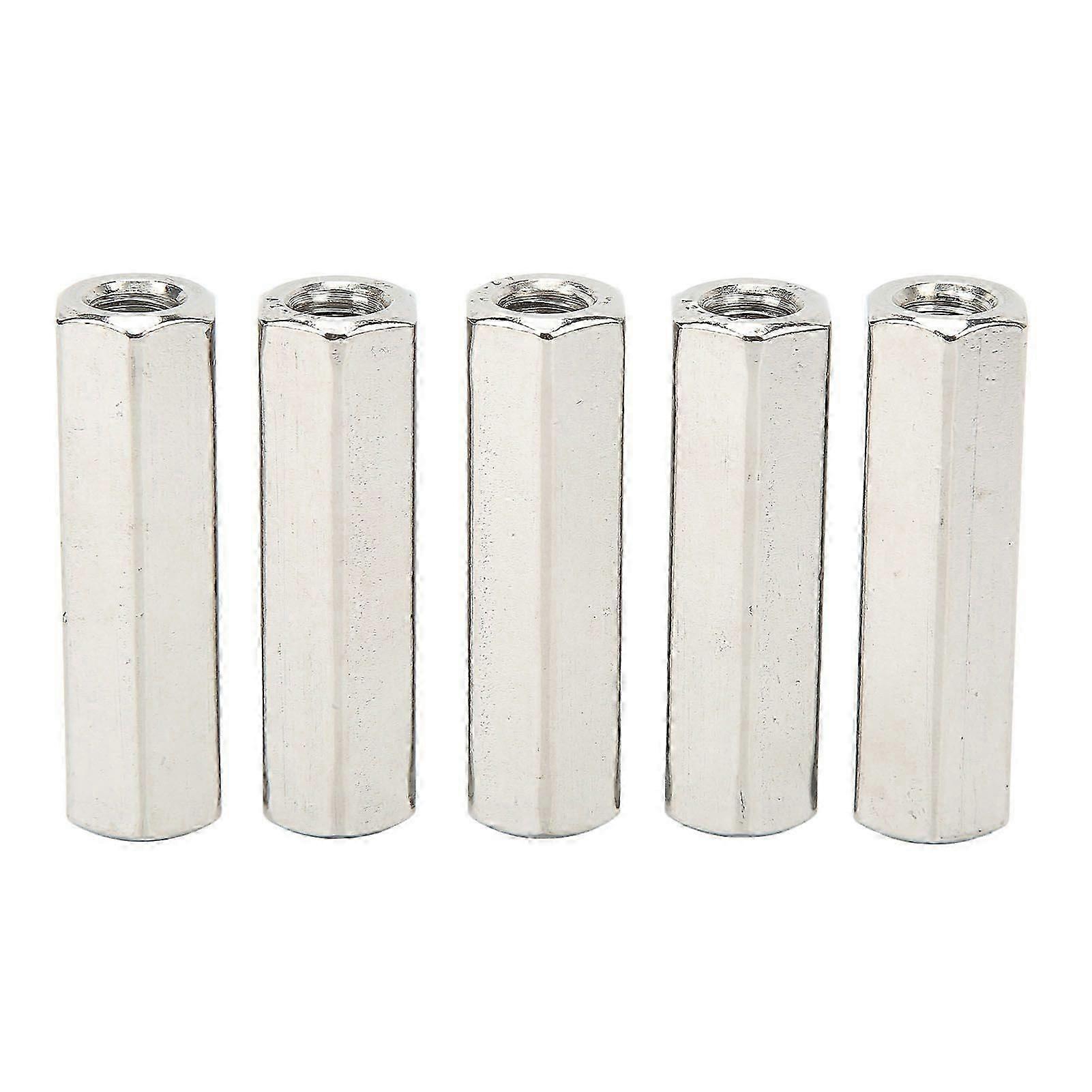 High quality  5pcsM10*1.5-17-L60mm 304 stainless steel hexagonal connection nut