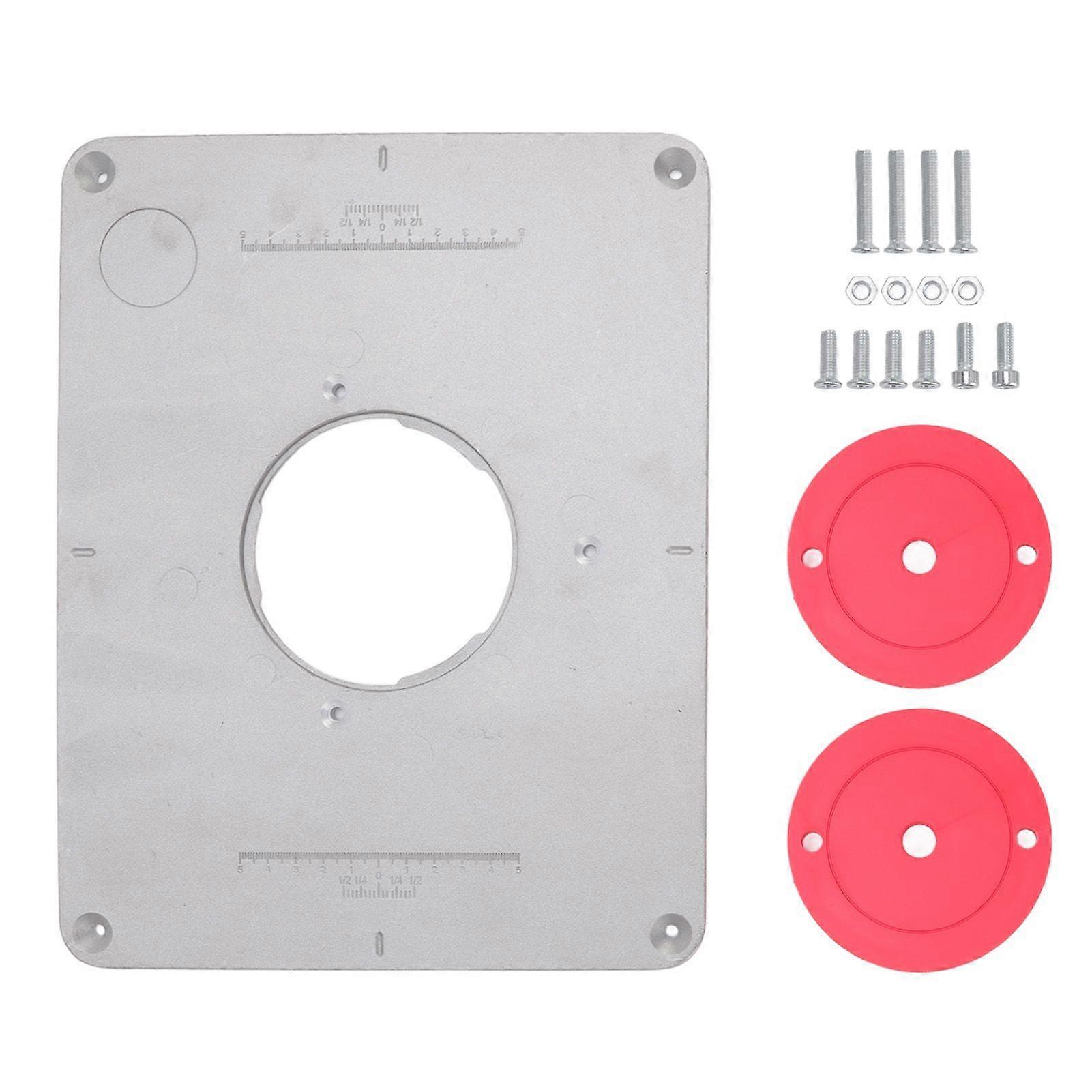 417/32in Aluminium Router Table Insert Plate For 625 624 for Bosch 1611 1615 for FEINRT 1800 for Woodworking
