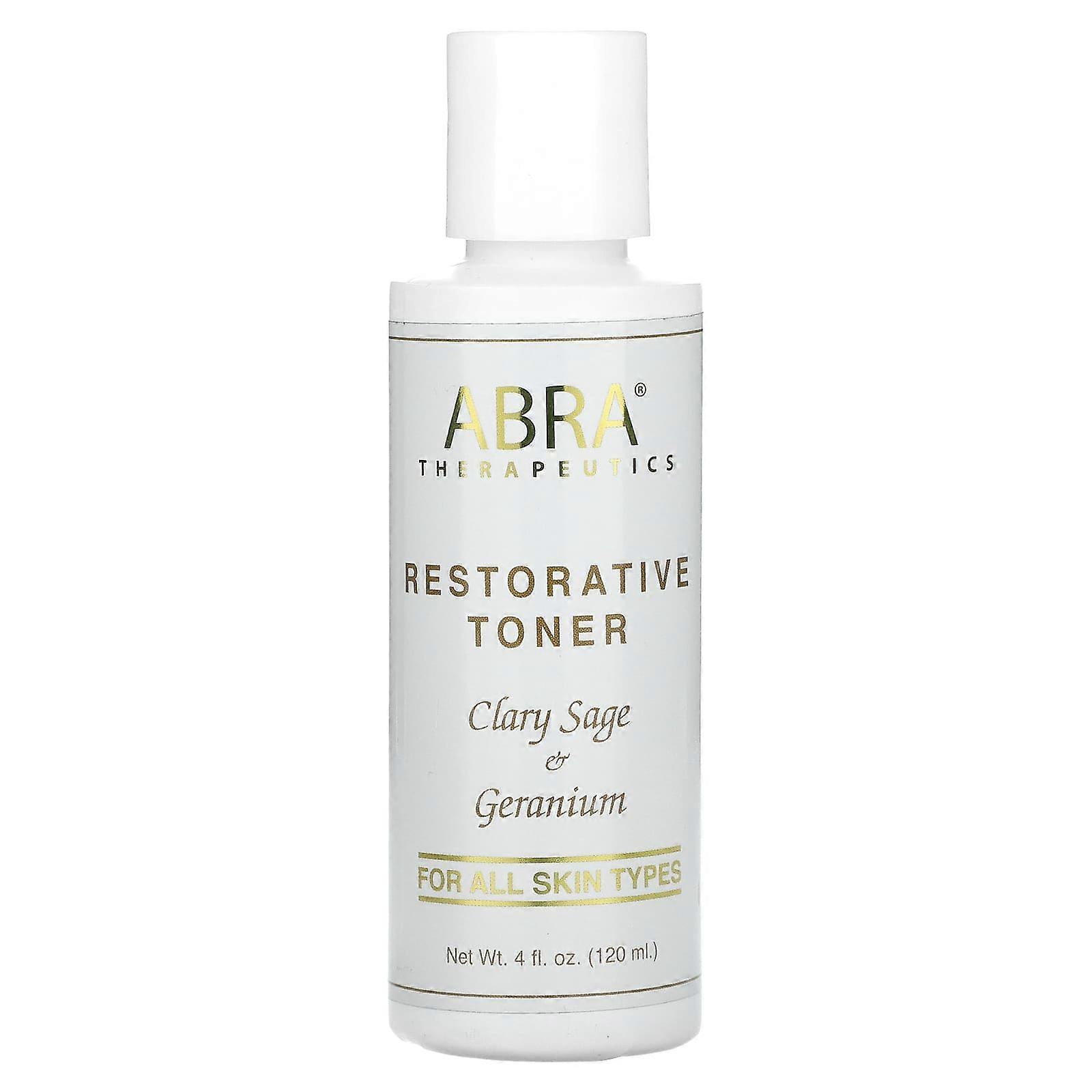 Restorative Toner, Clary Sage & Geranium, 4 fl oz (120 ml)