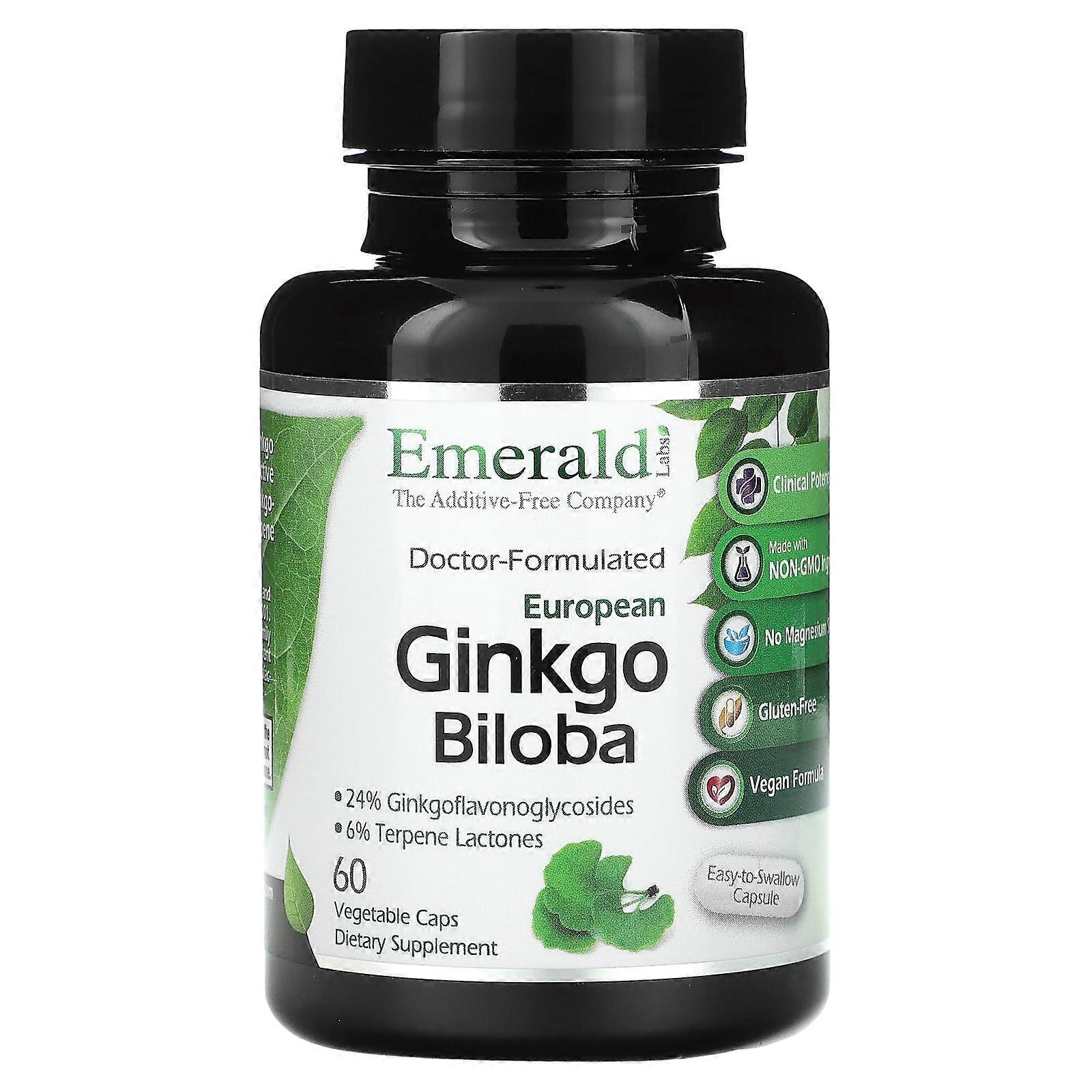 European Ginkgo Biloba, 60 Vegetable Caps