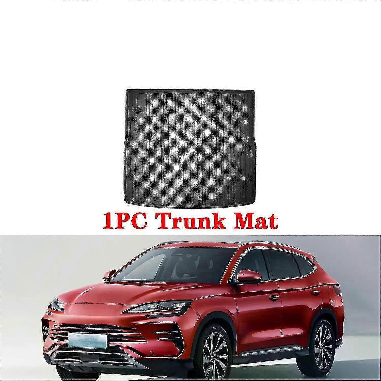 For BYD Seal U / Song Plus Sealion 6 2021-2024 TPE Floor Mats and Cargo Liner, All Weather Floor Liners Trunk Mat Heavy Duty Pad