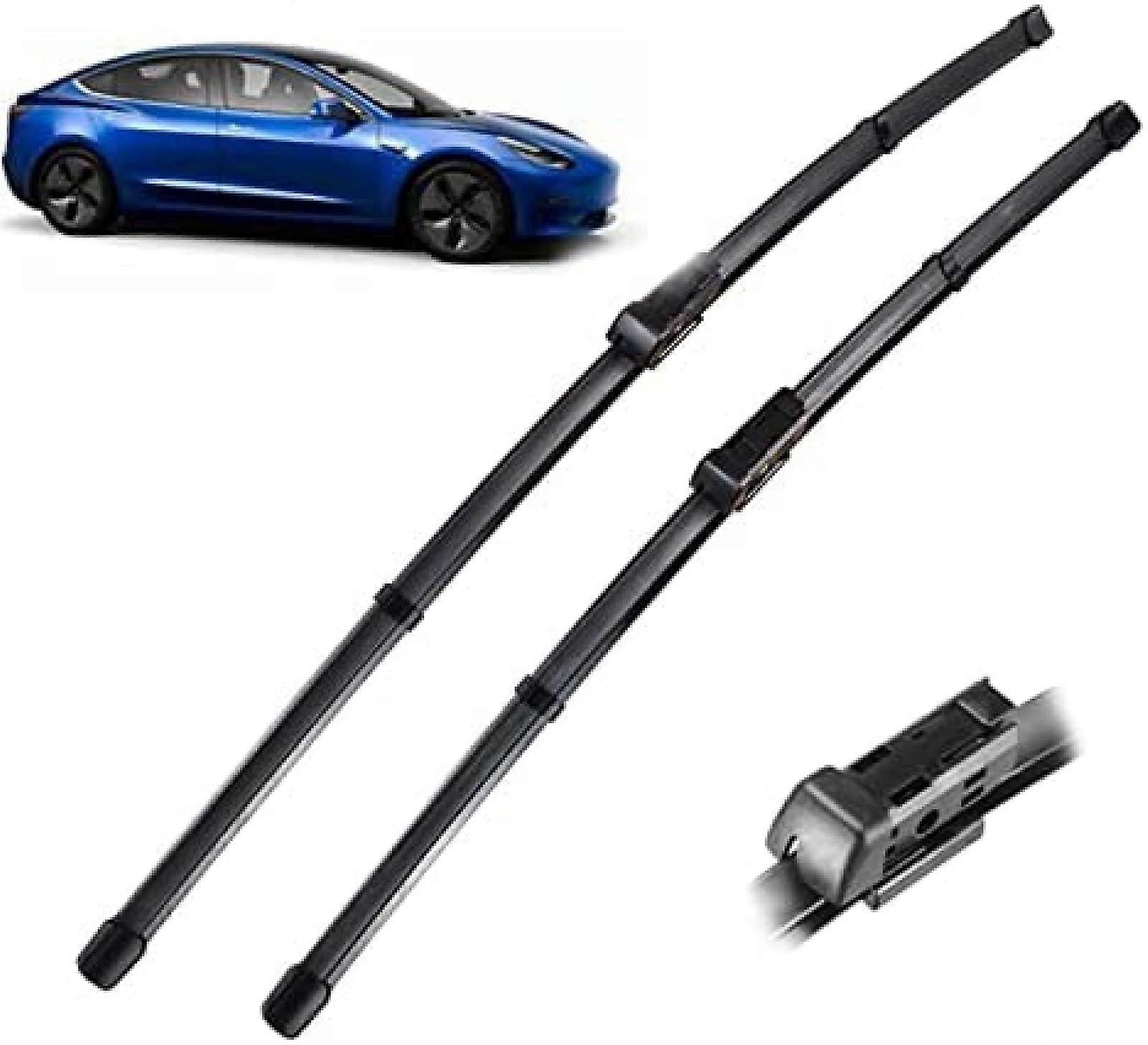 26'+19' LHD Front Wiper Blades For Model 3 20172023 26' Driver 19' Passenger Dual Blade Windscreen Wipers