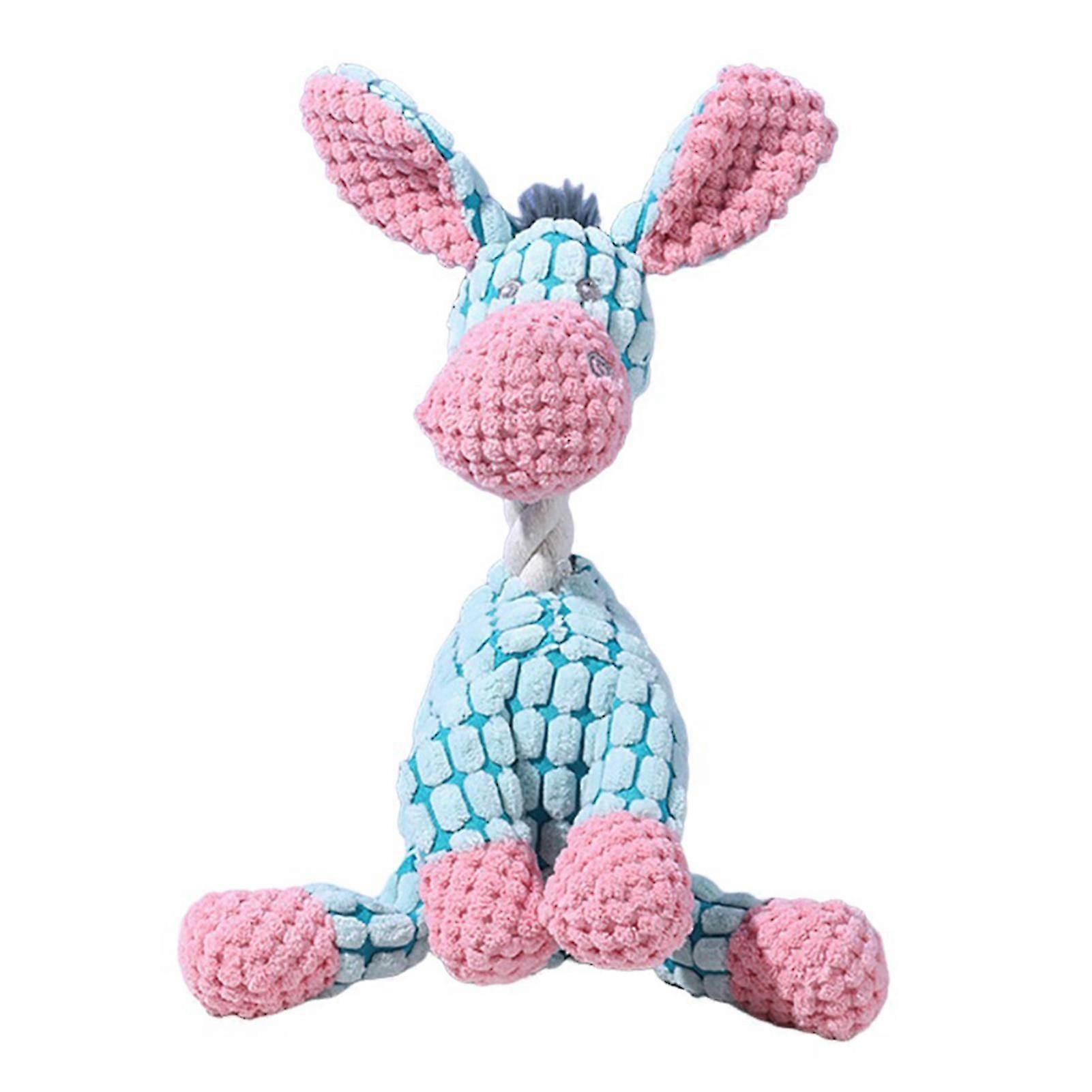 Whiskerspot Donkey Dog Toy, Squeaky Plush Dog Toy, Durable Calming Chew Toy for Teething, Interactive Dog Toys 2025