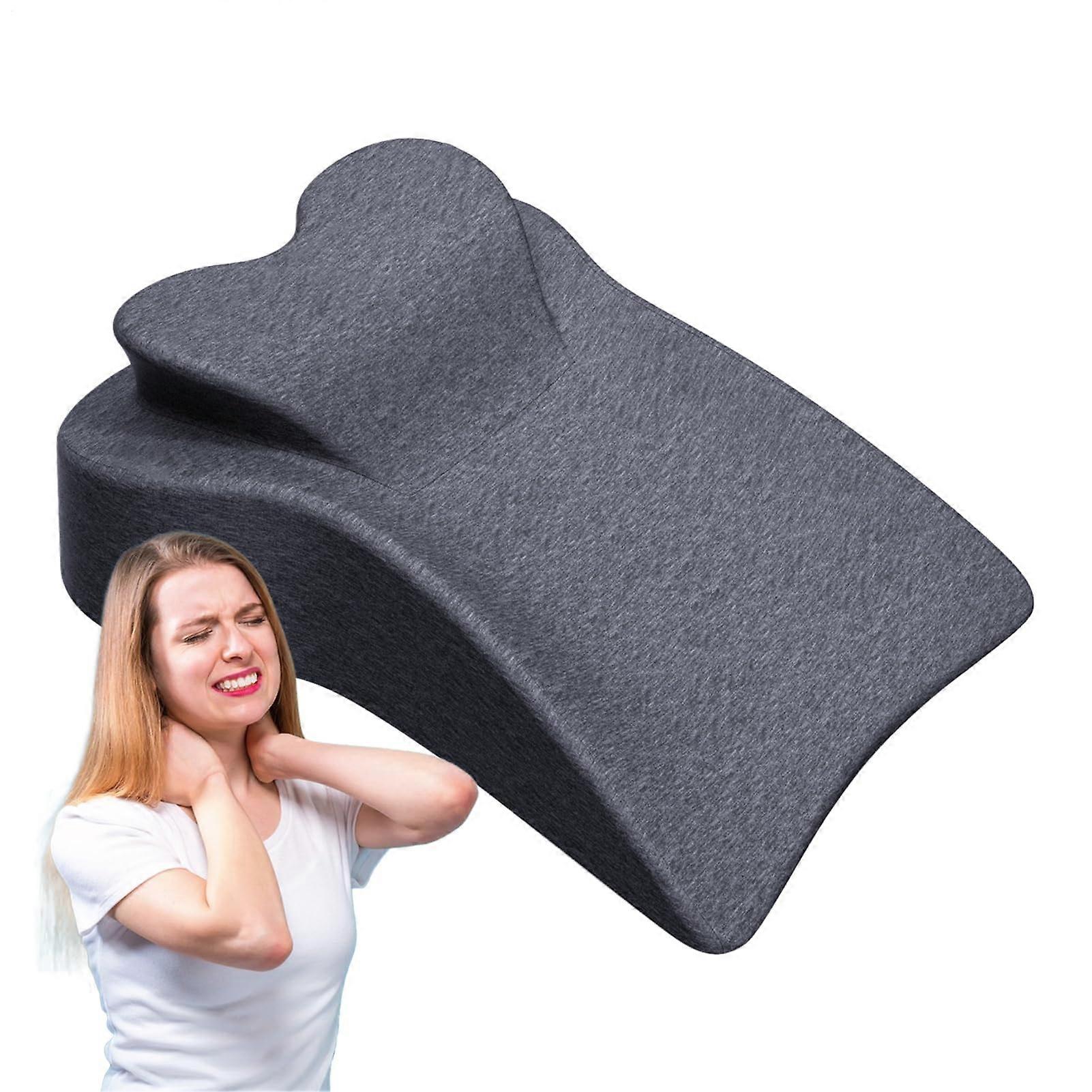 Leg Elevation Pillow For Bed Car Travel Black Sleeping Support Cushion Back Support Pillow