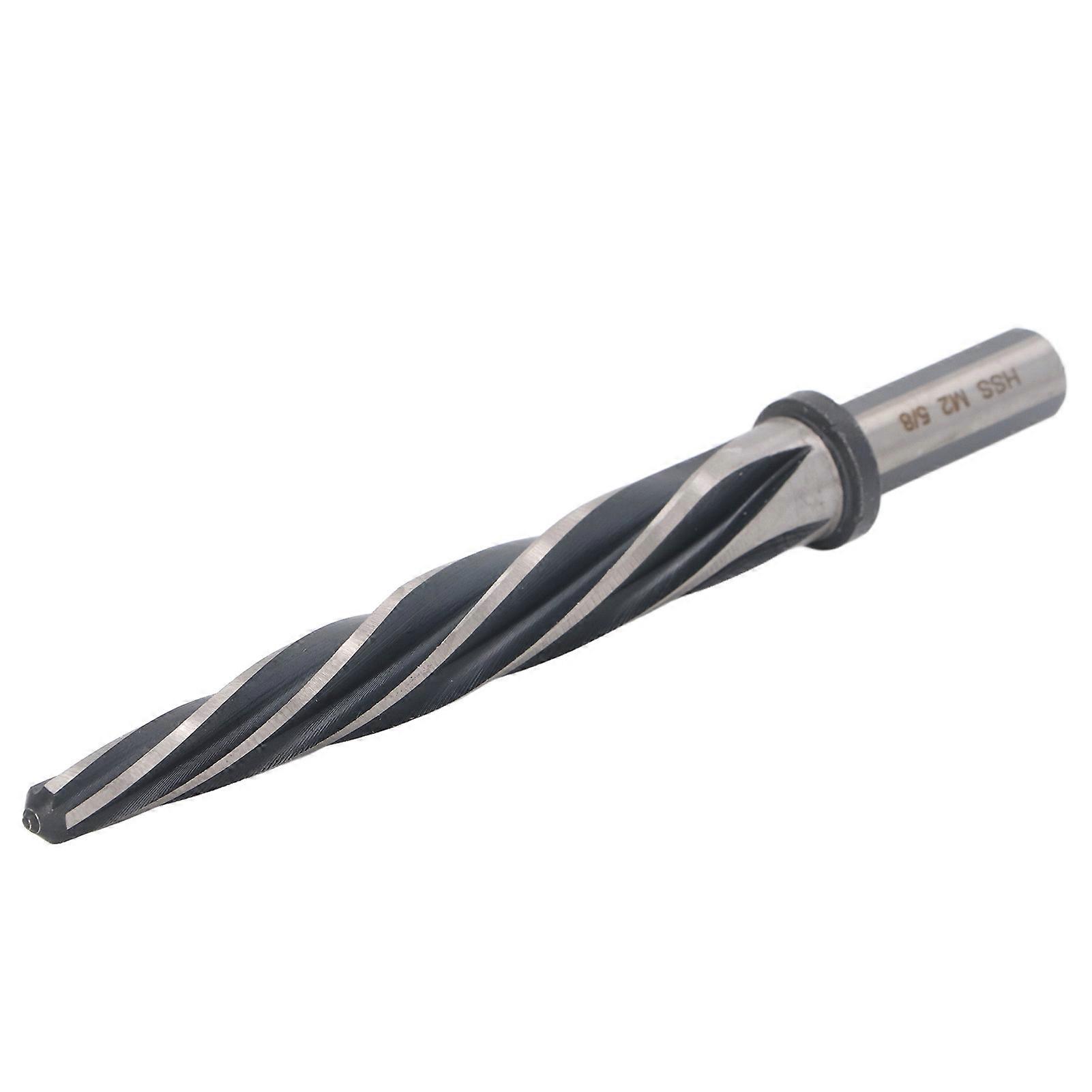 Construction Reamer 5 Flute 5/8in 12.7mm Diameter Round Shank Spiral Reamer Bit for Bridge Building Metal Structure