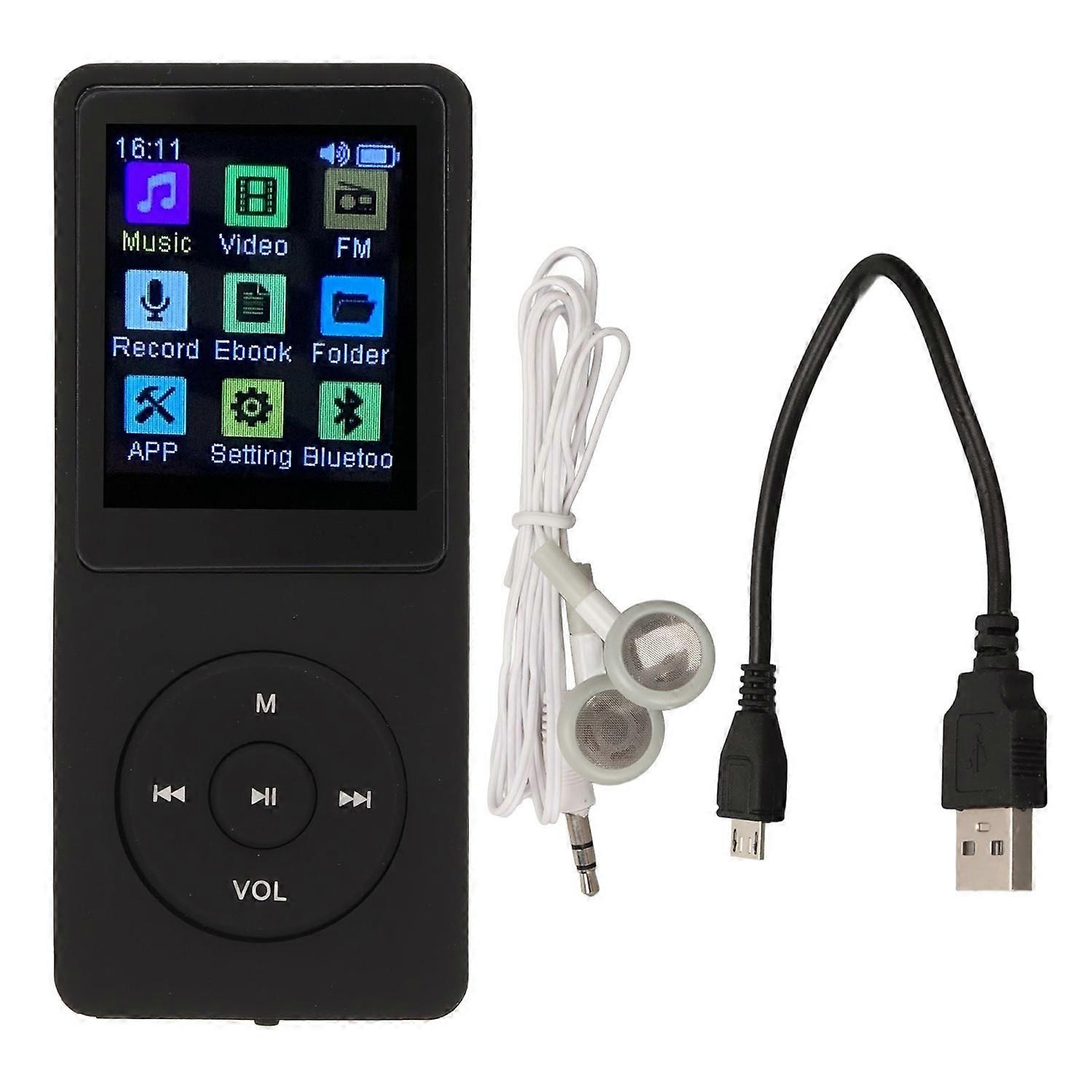 Digital Music Player 1.8 Inch LCD Support Small Memory Card Ultra Thin MP3 MP4 Player with Accessori