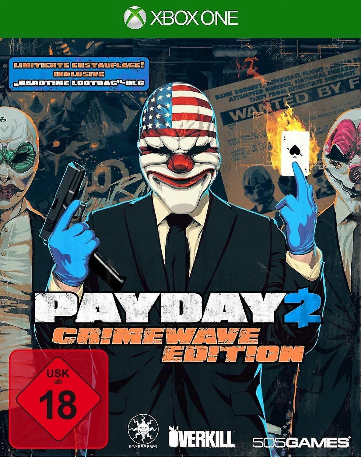 Payday 2 Xbox One Game Crimewave Edition (German Box - Multi Language In Game)