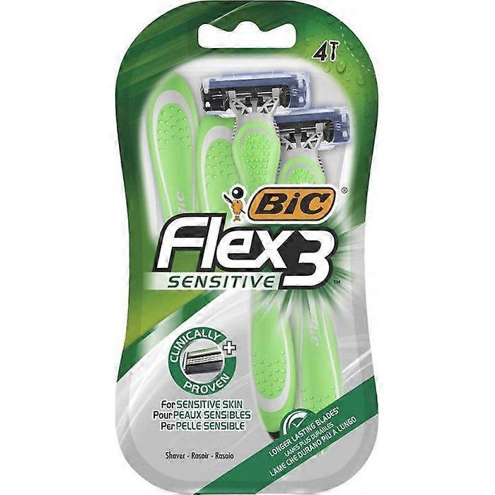 BIC RAZOR H FLEX3 SENSITIVE X4 pack of 4 razors