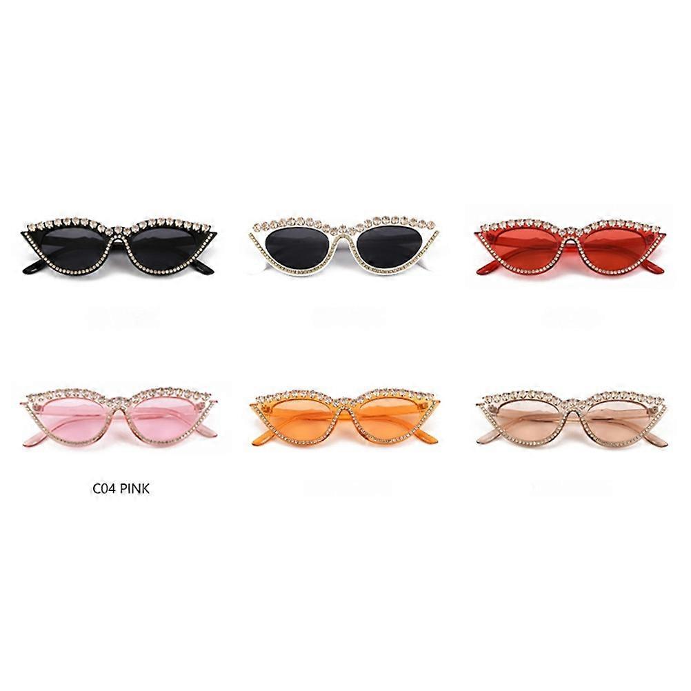 Protection Sunglasses Cat Eye for Fashion Red Frames