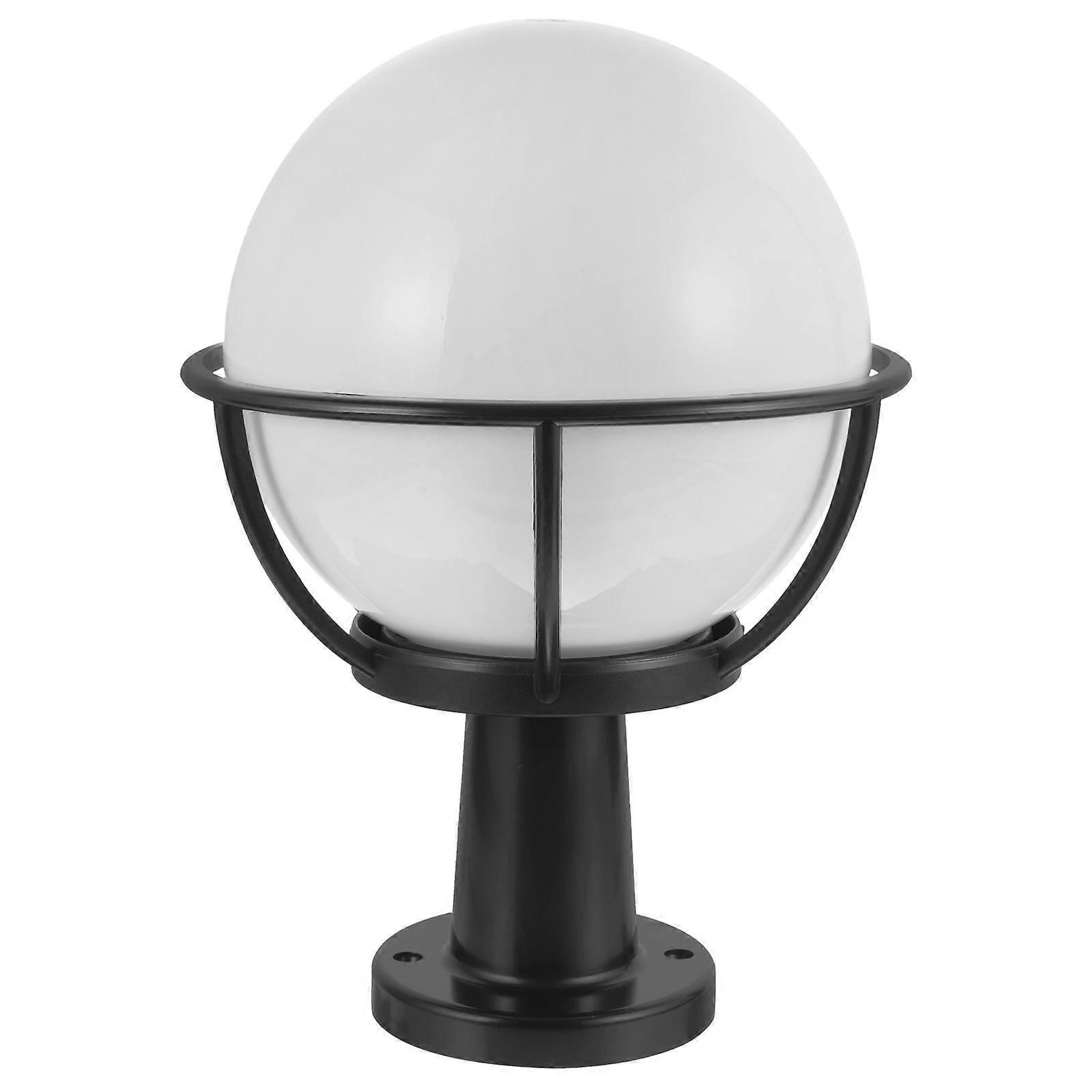 1 Set of Post Light Lampshade Lamp Post Globe Lampshade Decorative Pathway Globe Lampshade