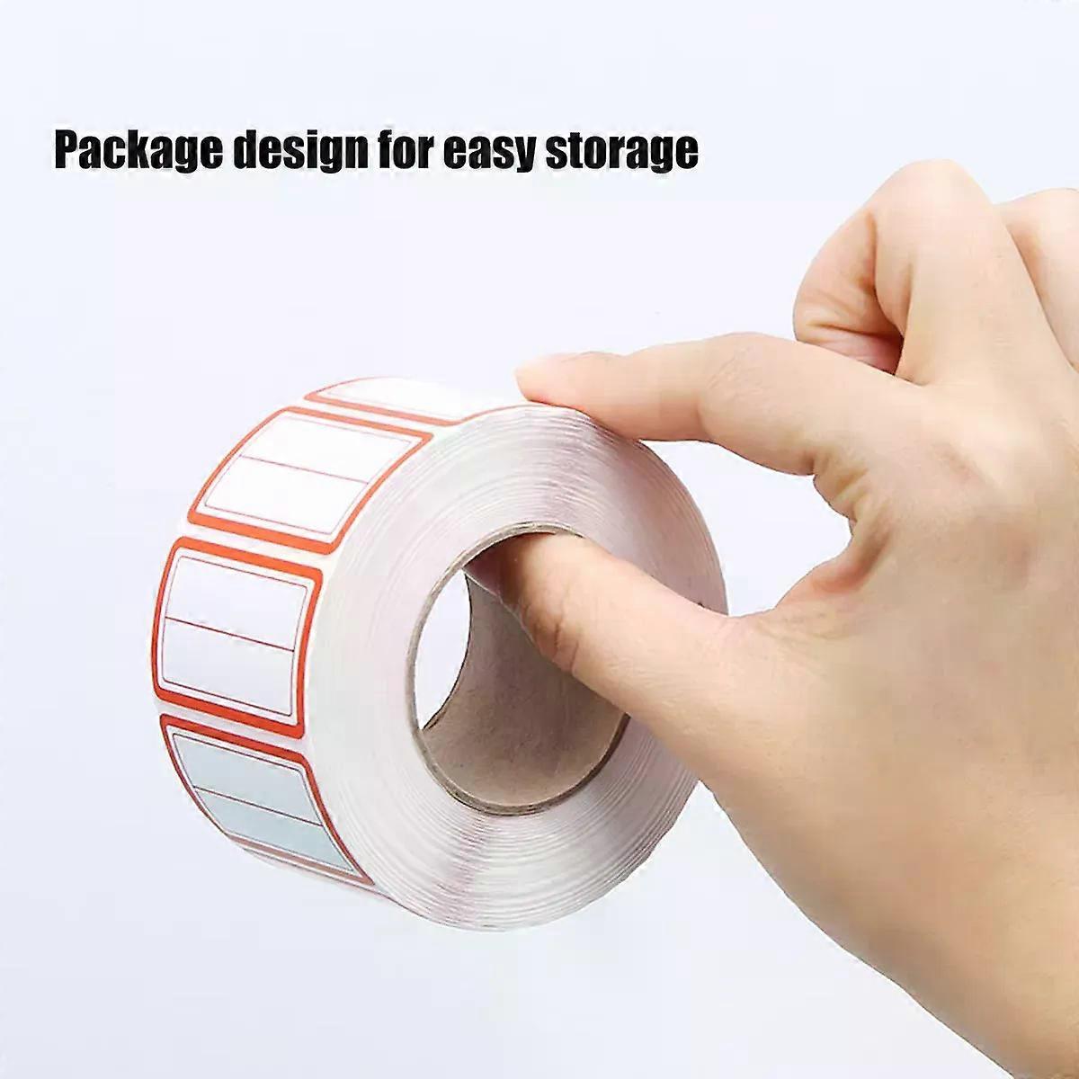 Colorful Plain Name Tag Labels 1000 Stickers Name Tag Stickers 3 1/2X2 1/4 Name Labels for Office Meeting School and Home