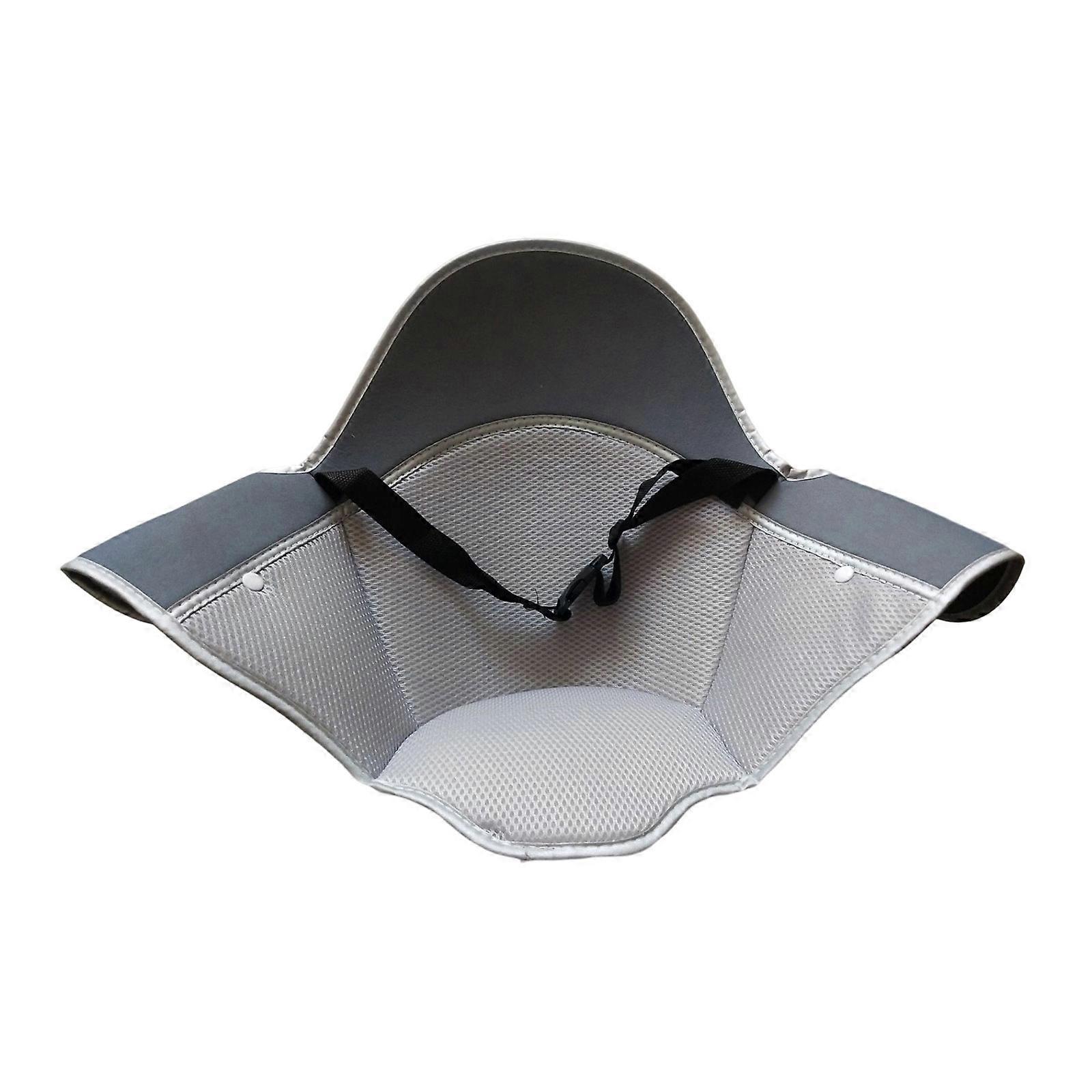 Universal Strollers Cushion With Full Protective Edge Removable Cover For Easy Cleaning Comfortable Baby Support System  Gray